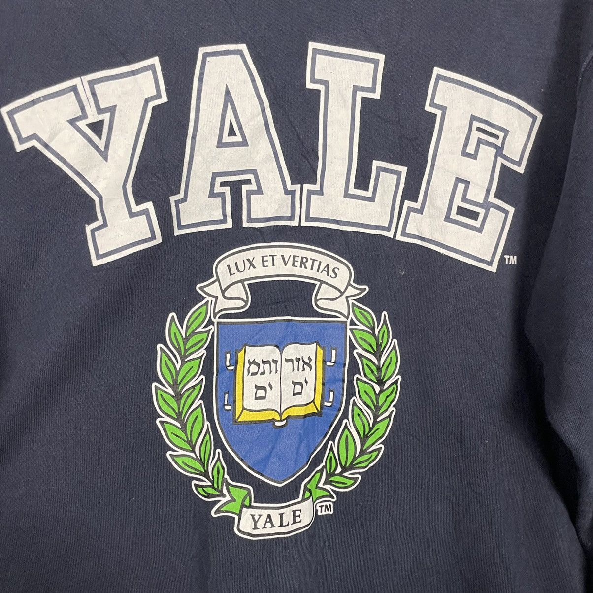 Japanese Brand Yale University Crewneck Sweatshirt Size US M / EU 48-50 / 2 - 10 Thumbnail