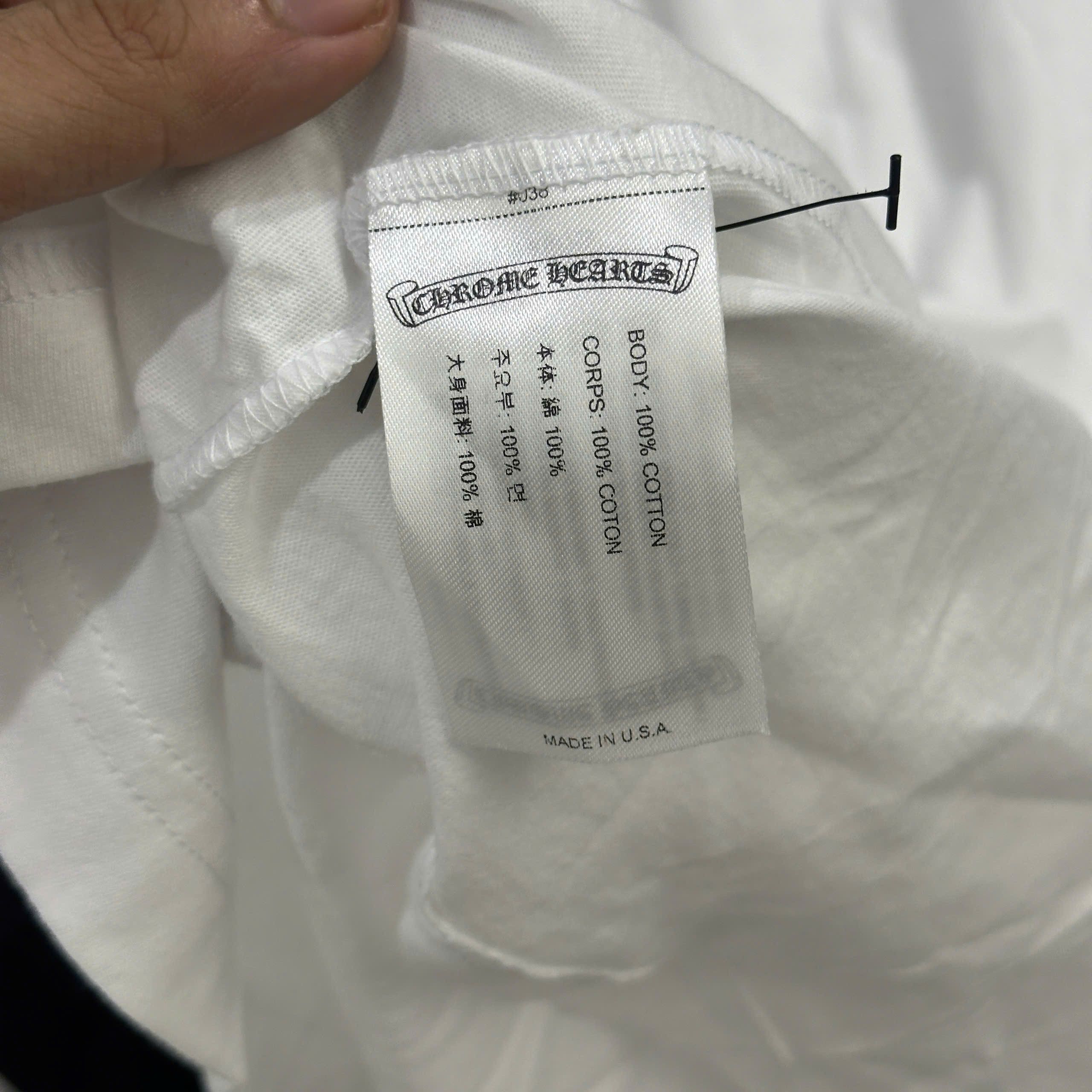 Chrome Hearts Chrome hearts short sleeve T-SHIRT WHITE Size US XL / EU 56 / 4 - 8 Thumbnail