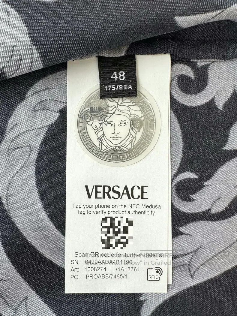 Versace Versace Baroque long-sleeved shirt Size US M / EU 48-50 / 2 - 5 Thumbnail