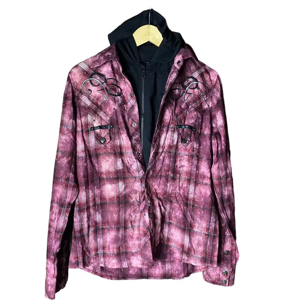 In The Attic 2000's In The Attic Tribal DoubleLayer Western Shirts Size US M / EU 48-50 / 2 - 1 Thumbnail