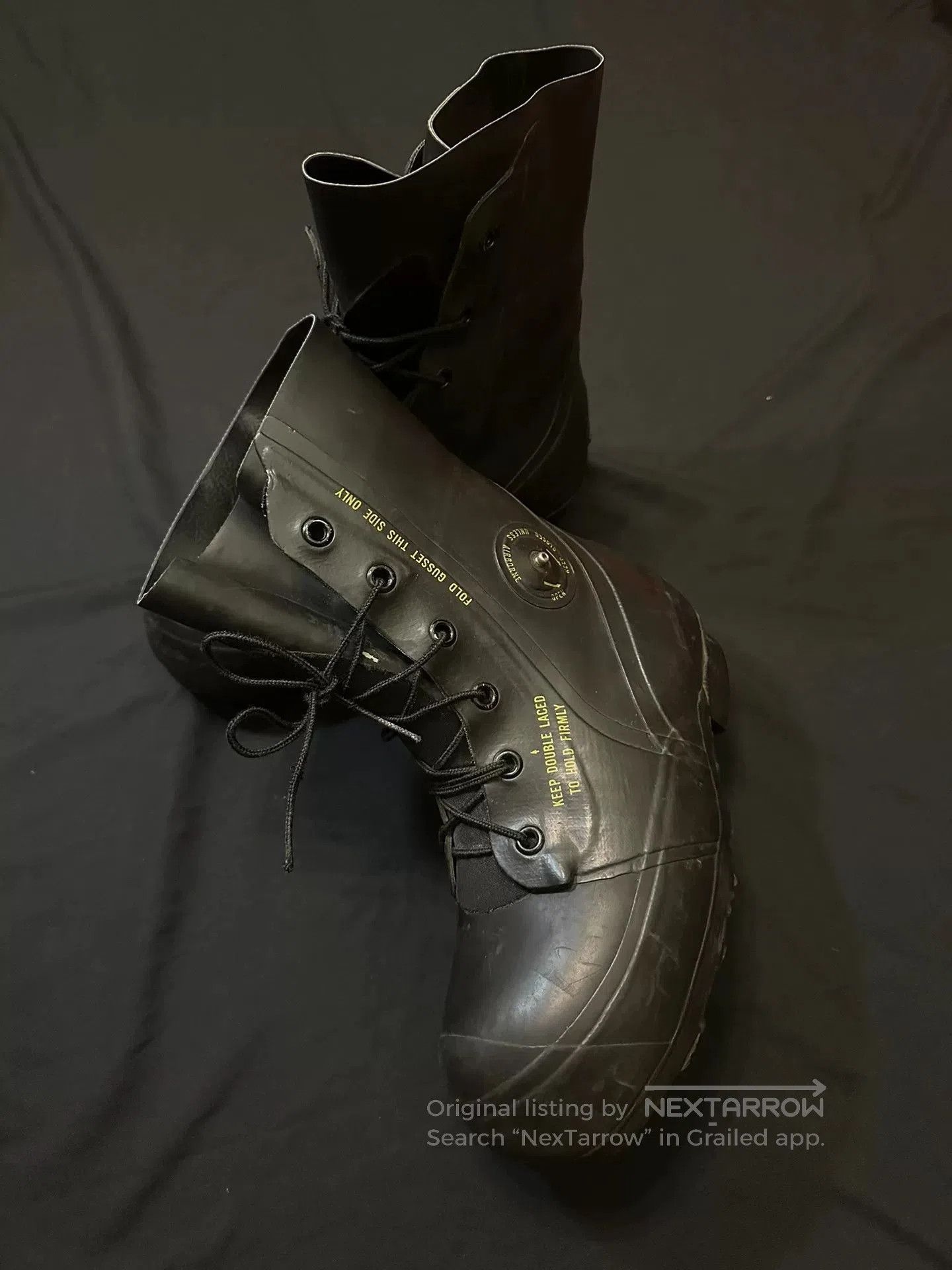 Raf Simons RAF SIMONS Runway Vintage Military Boots. Size US 10 / EU 43 - 2 Thumbnail