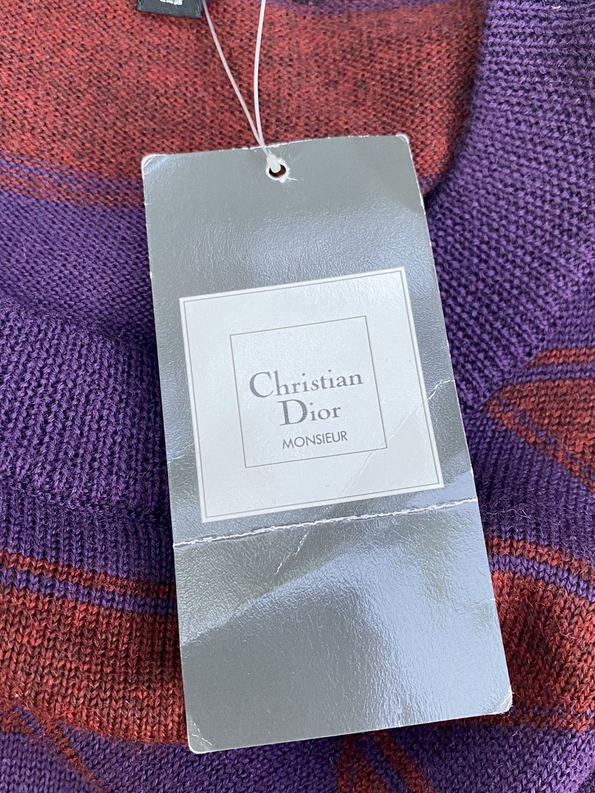 Christian Dior Monsieur × Vintage Vtg Christian Dior Knitwear Size US L / EU 52-54 / 3 - 8 Thumbnail