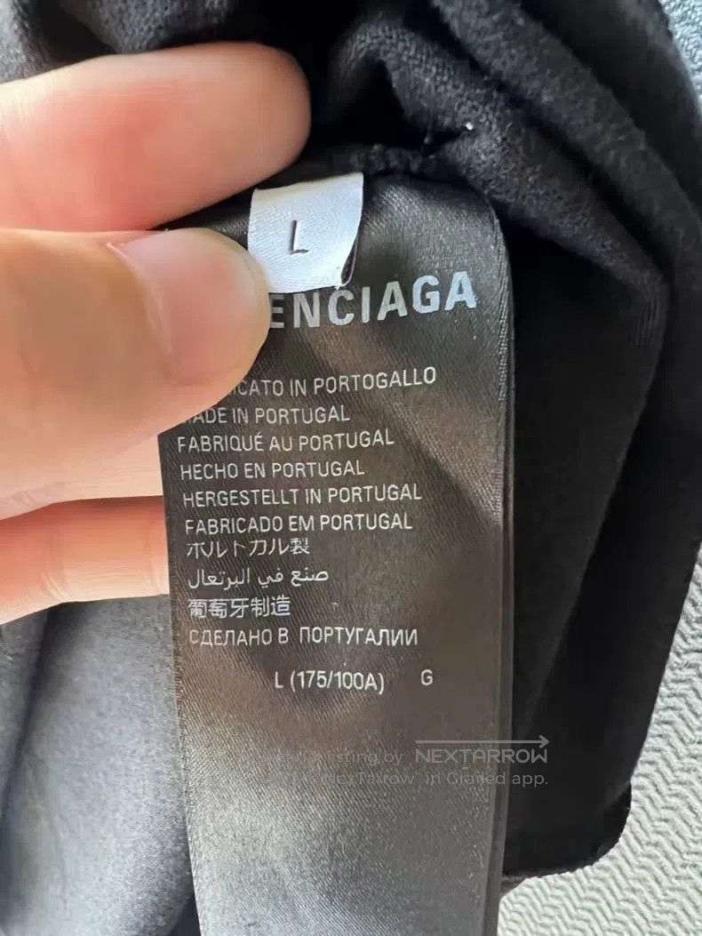 Balenciaga Balenciaga Waves destroy logo short sleeve l code Size US L / EU 52-54 / 3 - 4 Thumbnail