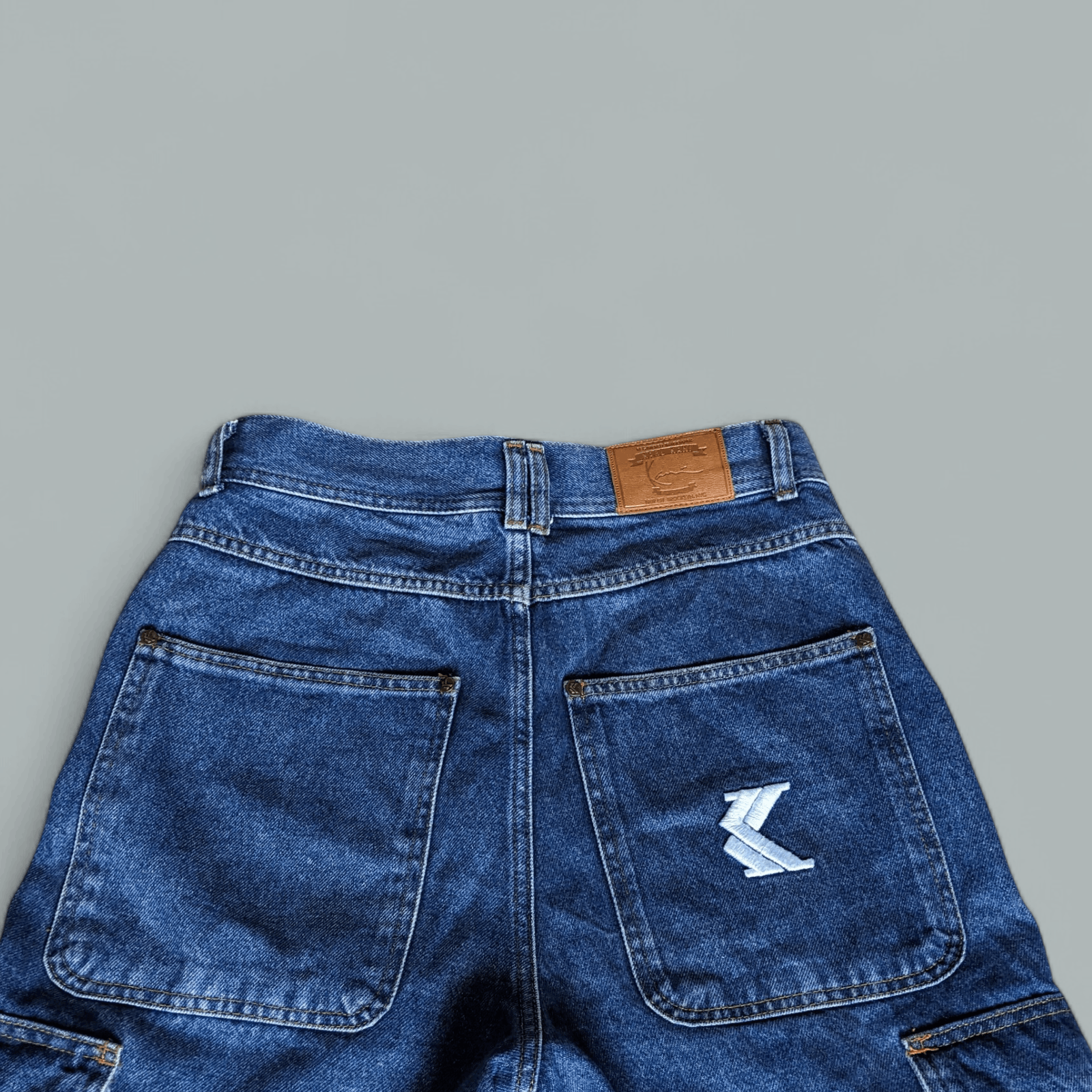 Karl Kani Unisex Karl Kani Vintage Baggy Cargo Jeans M Y2K Short Leg Size US 28 / EU 44 - 11 Thumbnail