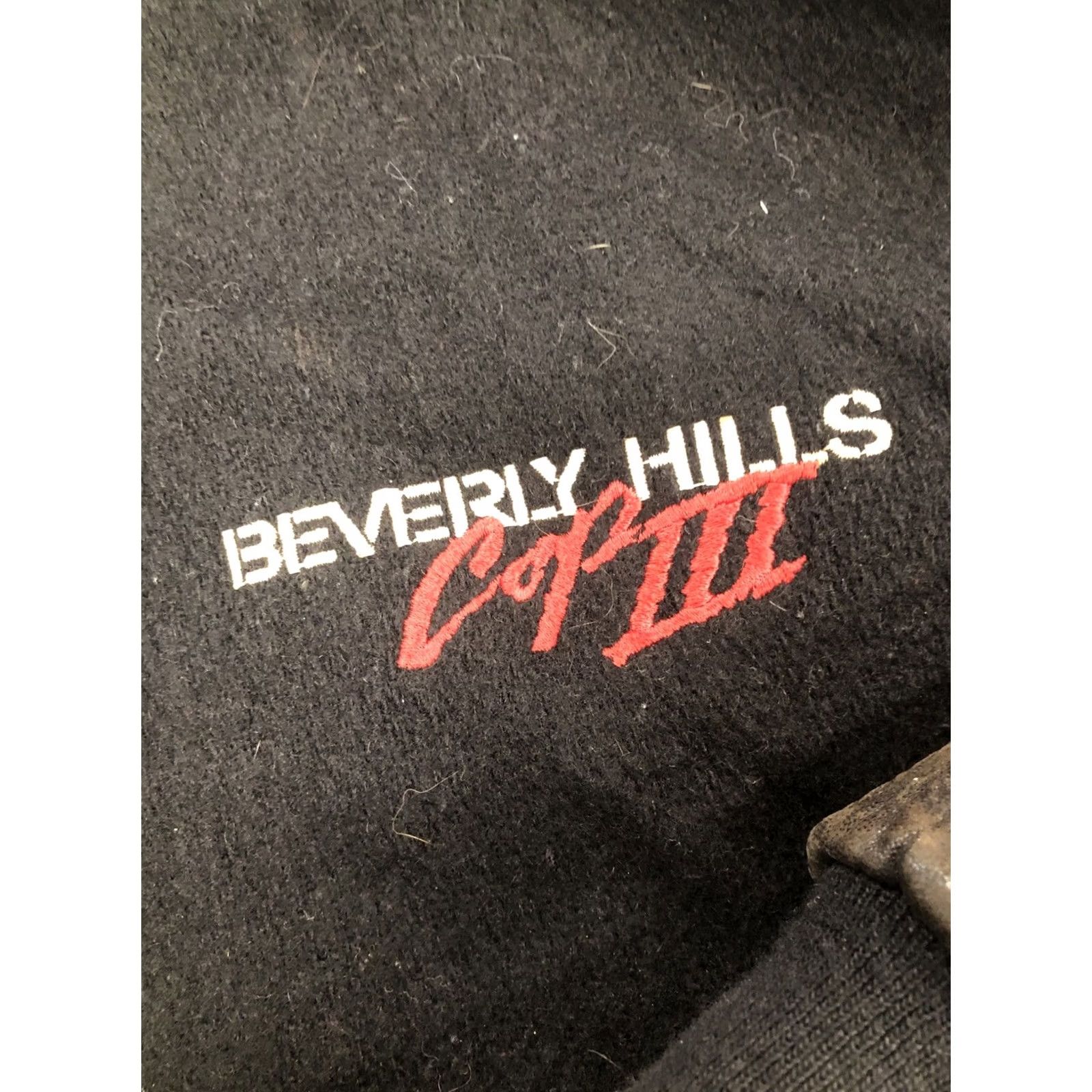 Vintage VINTAGE Beverly Hills Cop 3 Eddie Murphy Varsity Jacket Cast Crew XXL Black Wool Zip 90s 2XL Men Adults Varsity Jacket Size US XXL / EU 58 / 5 - 2 Thumbnail