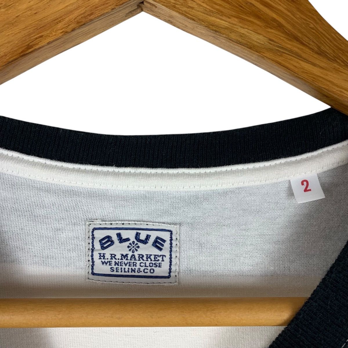 HOLLYWOOD RANCH MARKET × Japanese Brand BLUE BY HR MARKET stripe pocket tee Size US L / EU 52-54 / 3 - 3 Thumbnail