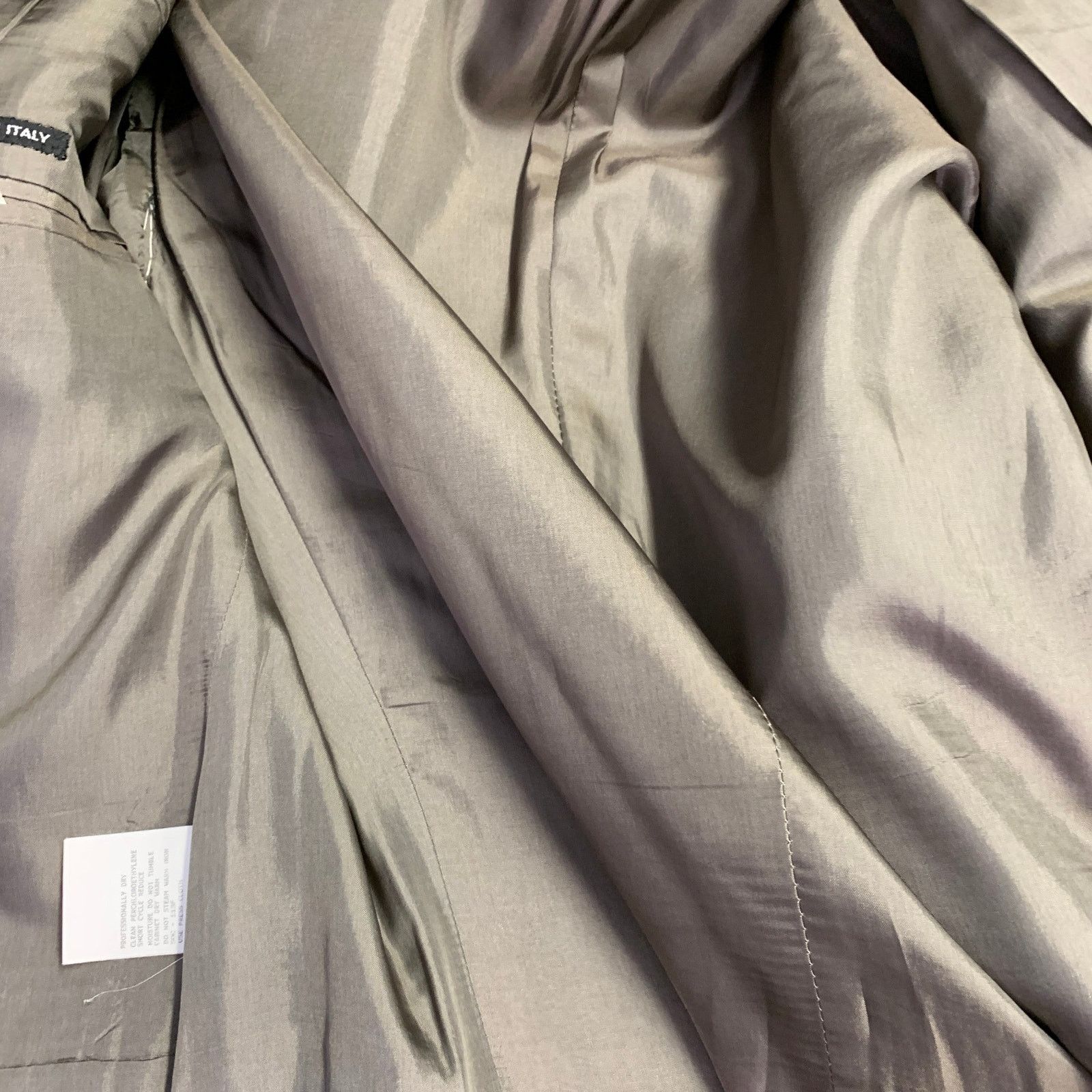 Other Grey Beige Checkered Wool Single Breasted Sport Coat Size 42R - 11 Thumbnail