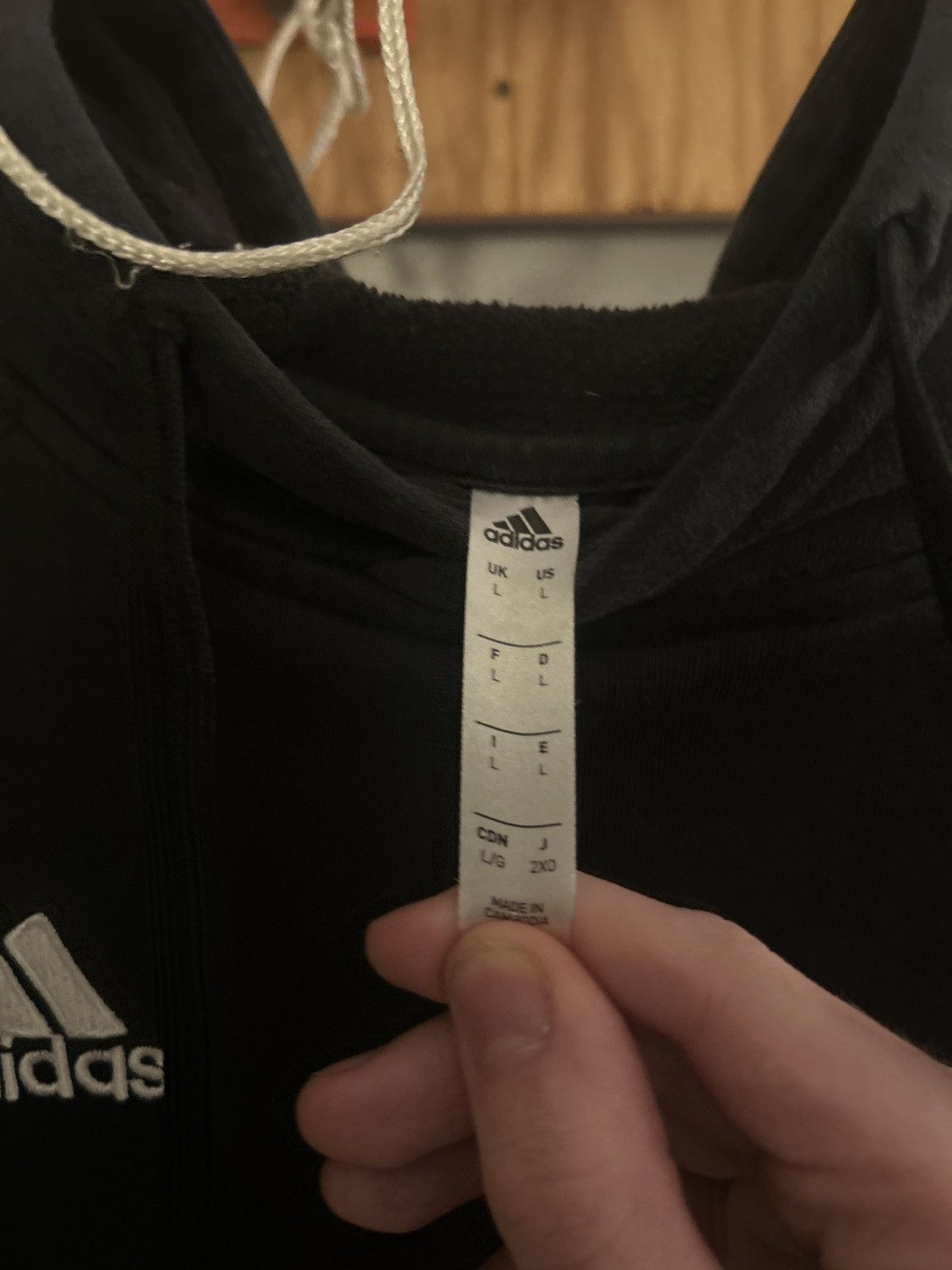 Adidas × Vintage Adidas Logo Hoodie Size US M / EU 48-50 / 2 - 3 Thumbnail