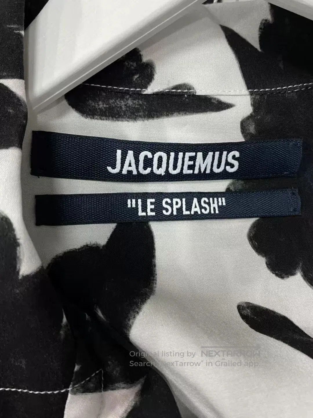 Jacquemus Jacquemus Black Blue Heart Flower Shirt. Size L / US 10 / IT 46 - 5 Thumbnail