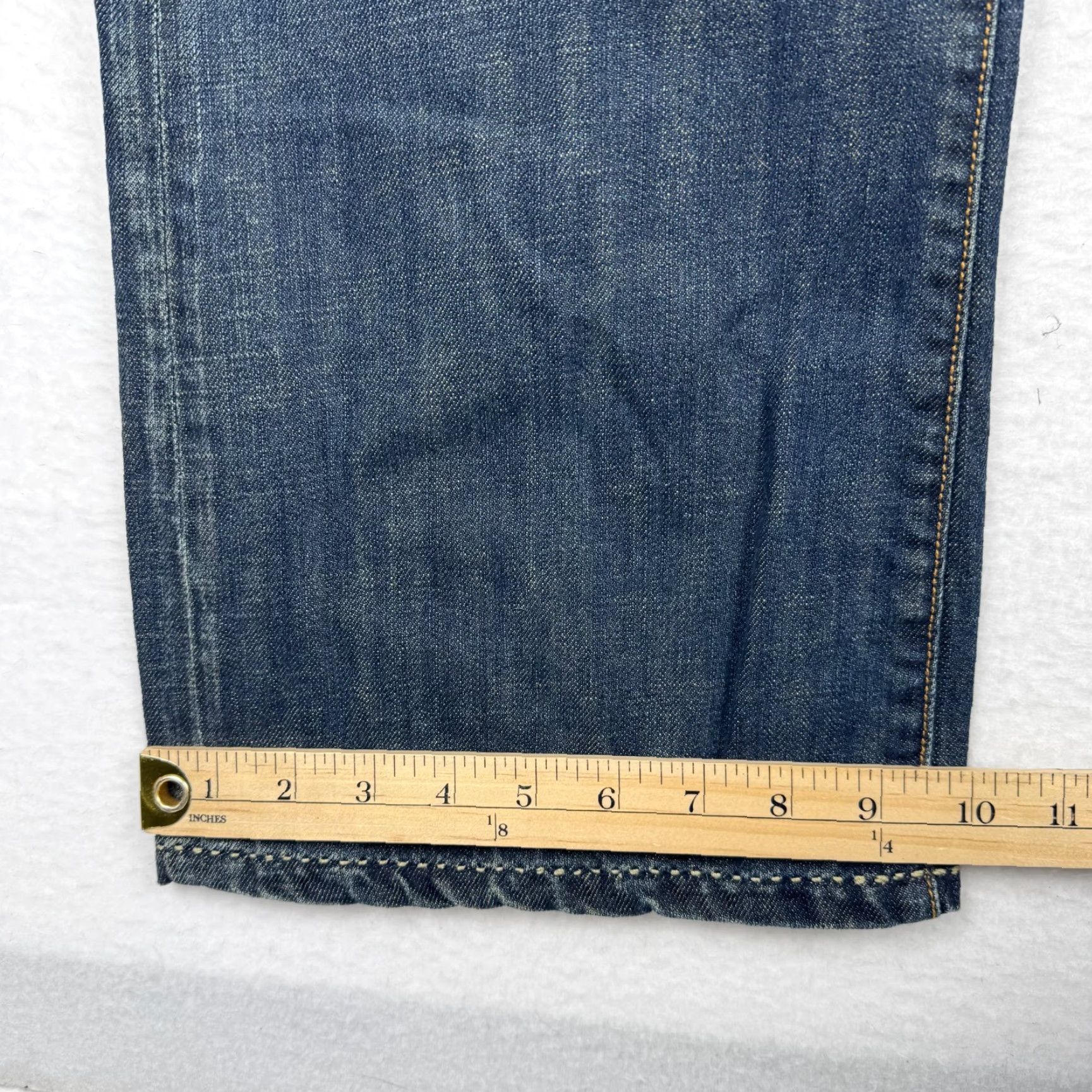Ecko Unltd. VINTAGE Ecko Unltd. Jeans Bootcut 38x32 Men Denims 5-Pocket Design Blue Cotton Denim Relaxed Mid Rise Fade Whiskering Honeycomb Inseam 32"} Size US 38 / EU 54 - 7 Thumbnail