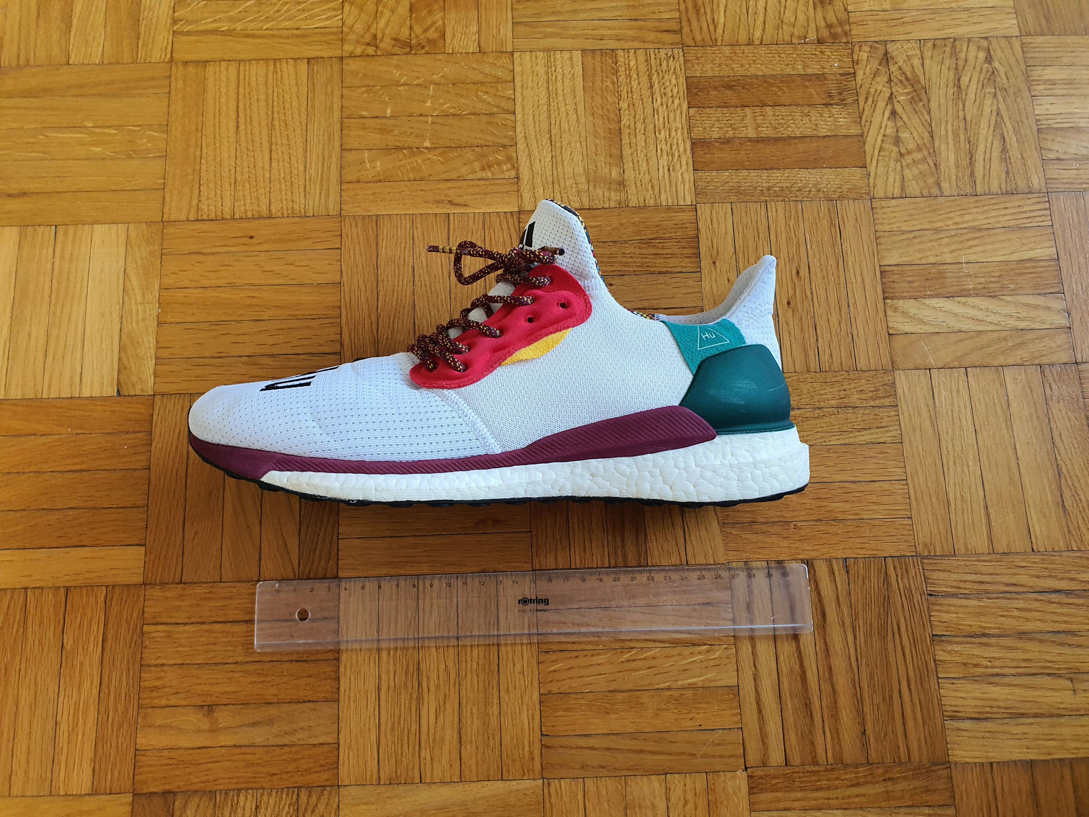 Adidas × Pharrell SOLAR GU GLIDE BOOST (White, BB8044) - US 14, EU 49.3, 32 cm Size US 14 / EU 47 - 9 Thumbnail