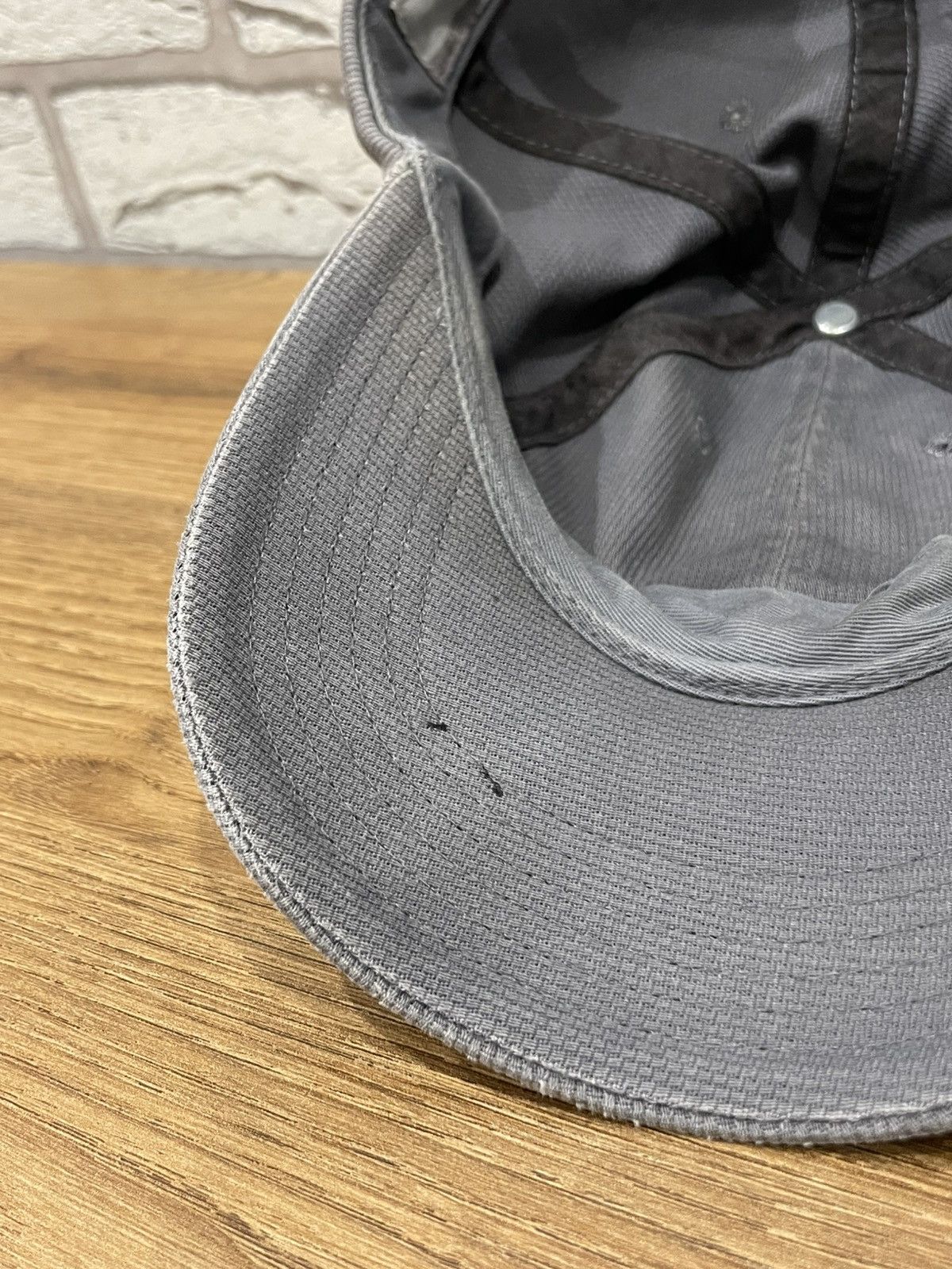 Nike × Vintage Nike Vintage Gray Hat Cap Size ONE SIZE - 11 Thumbnail