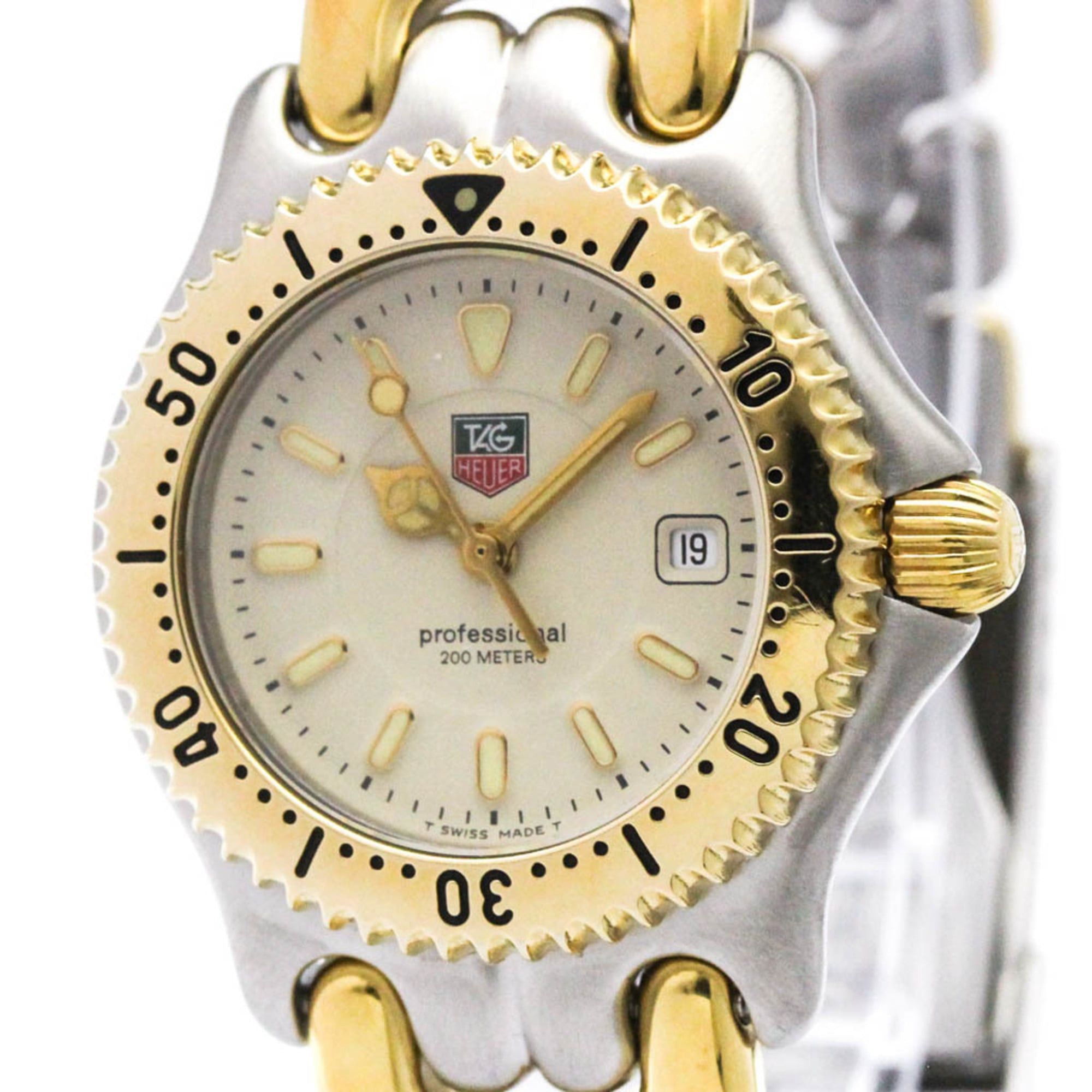 Tag Heuer TAG HEUER Sel Professional 200M Gold Plated Steel Watch WG1321 Polished Size ONE SIZE - 1 Thumbnail