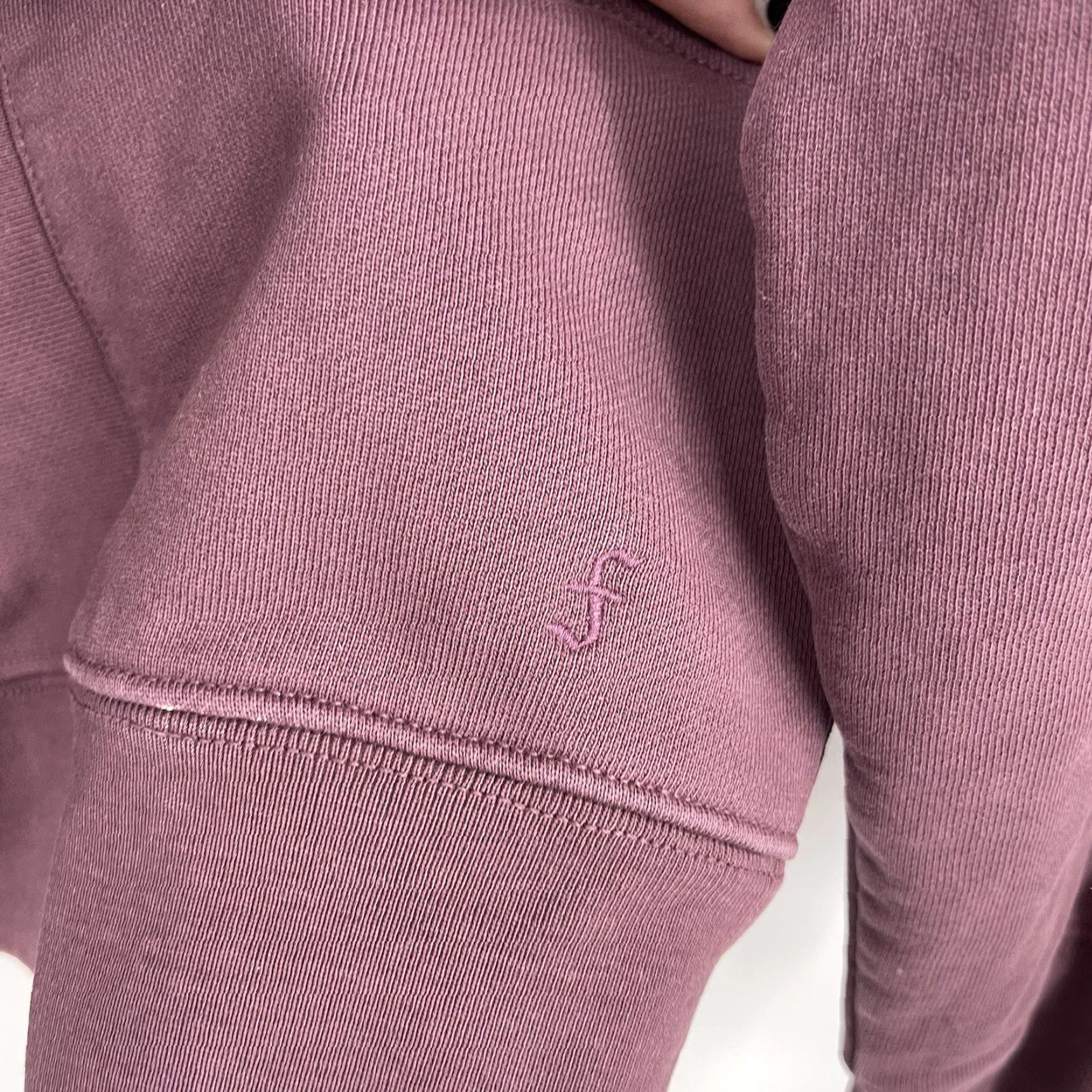 Frame Frame Hoodie Mens Large Quarter Zip Purple Classic Fit Pockets Zipper Size US L / EU 52-54 / 3 - 7 Thumbnail