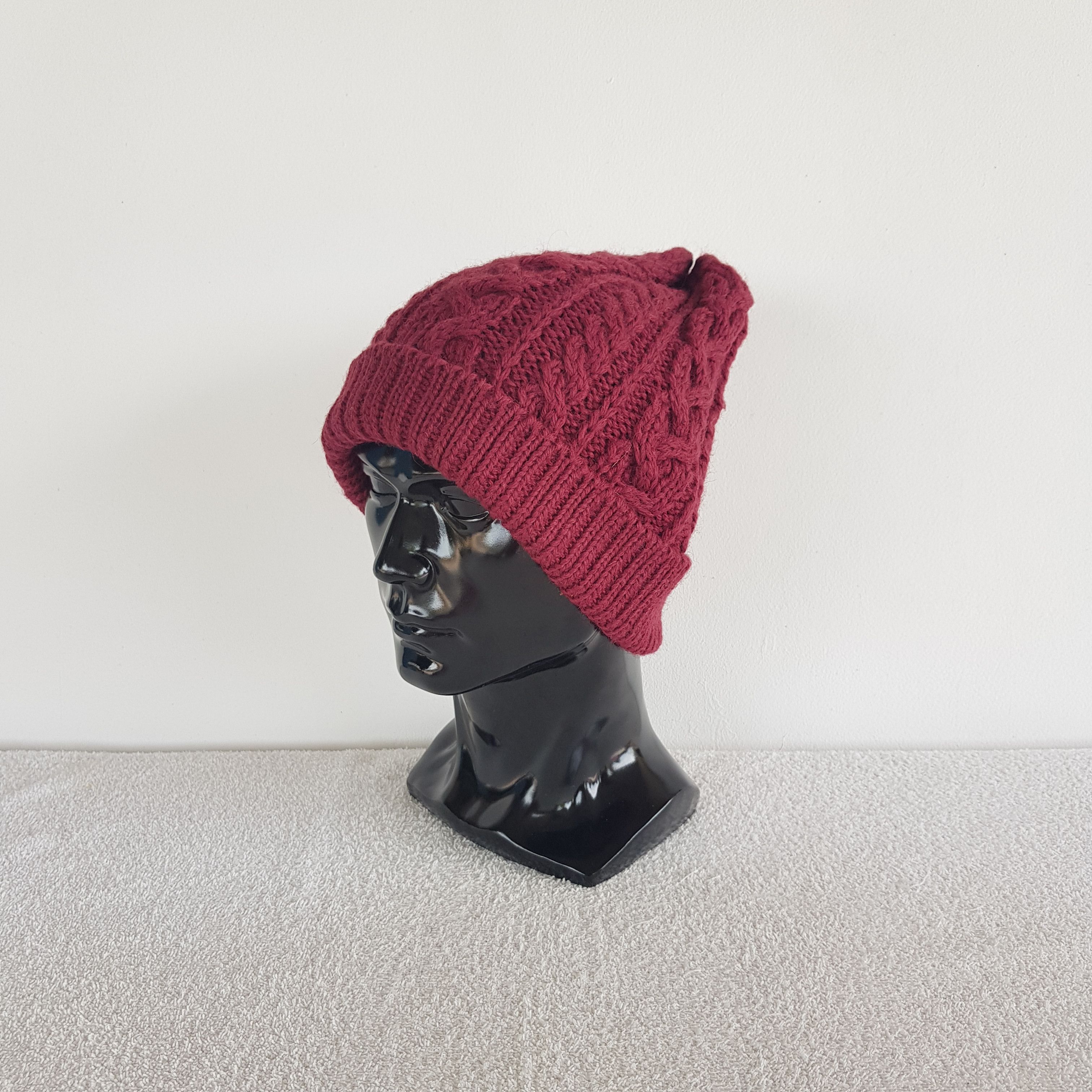 Beams Plus Vintage Beam Beanie Fair Isle Ribbed Knit Snow Caps Hats. Size ONE SIZE - 1 Thumbnail