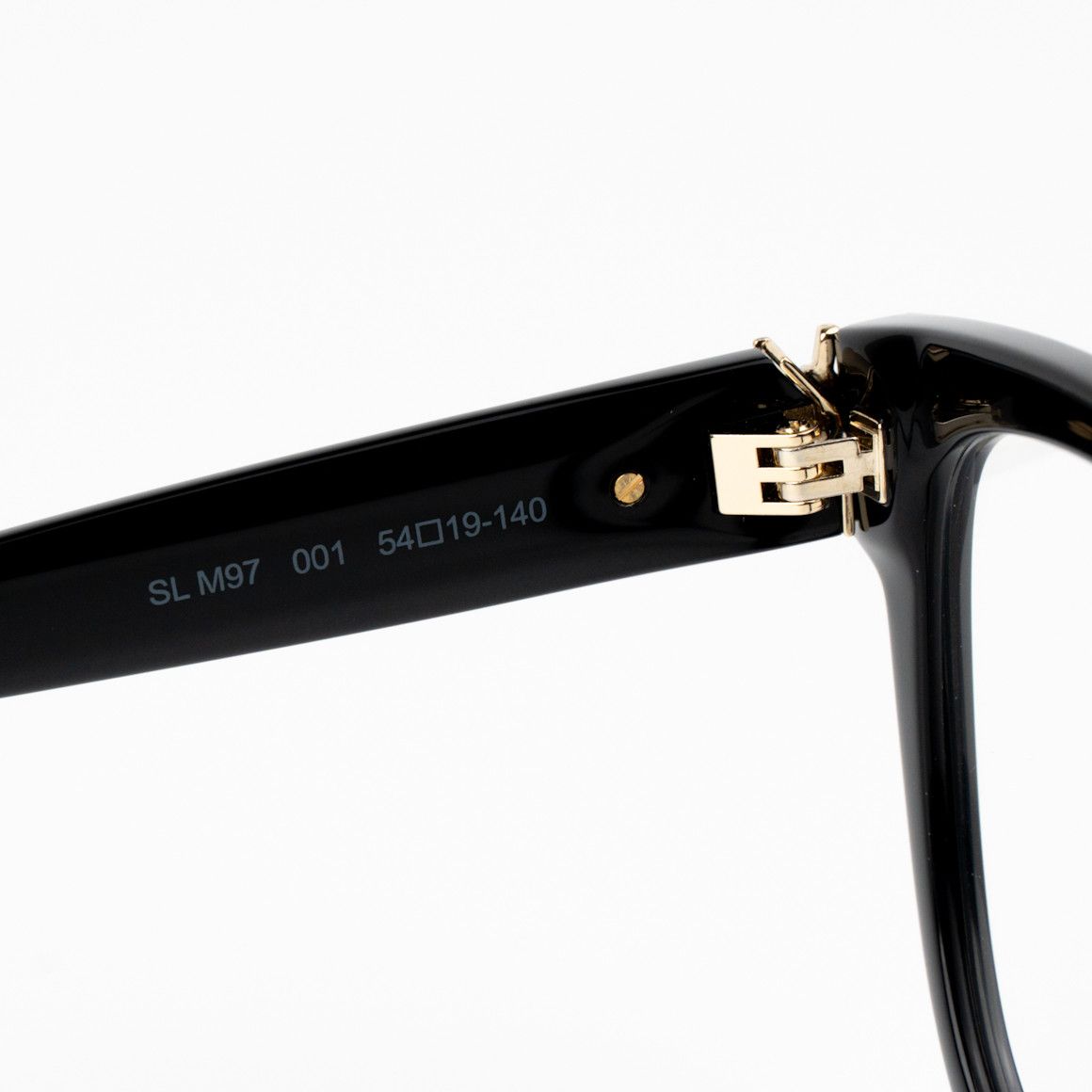 Saint Laurent Paris NEW Saint Laurent SLM97 001 Black Square Women Eyeglasses Size ONE SIZE - 9 Thumbnail