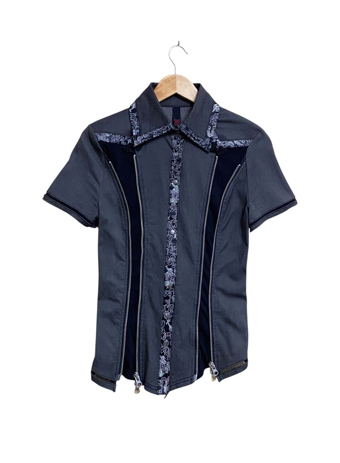 Vintage Vintage Japanese Brand Ozzohesta Bondage Shirt 1990s Size US M / EU 48-50 / 2 - 1 Thumbnail