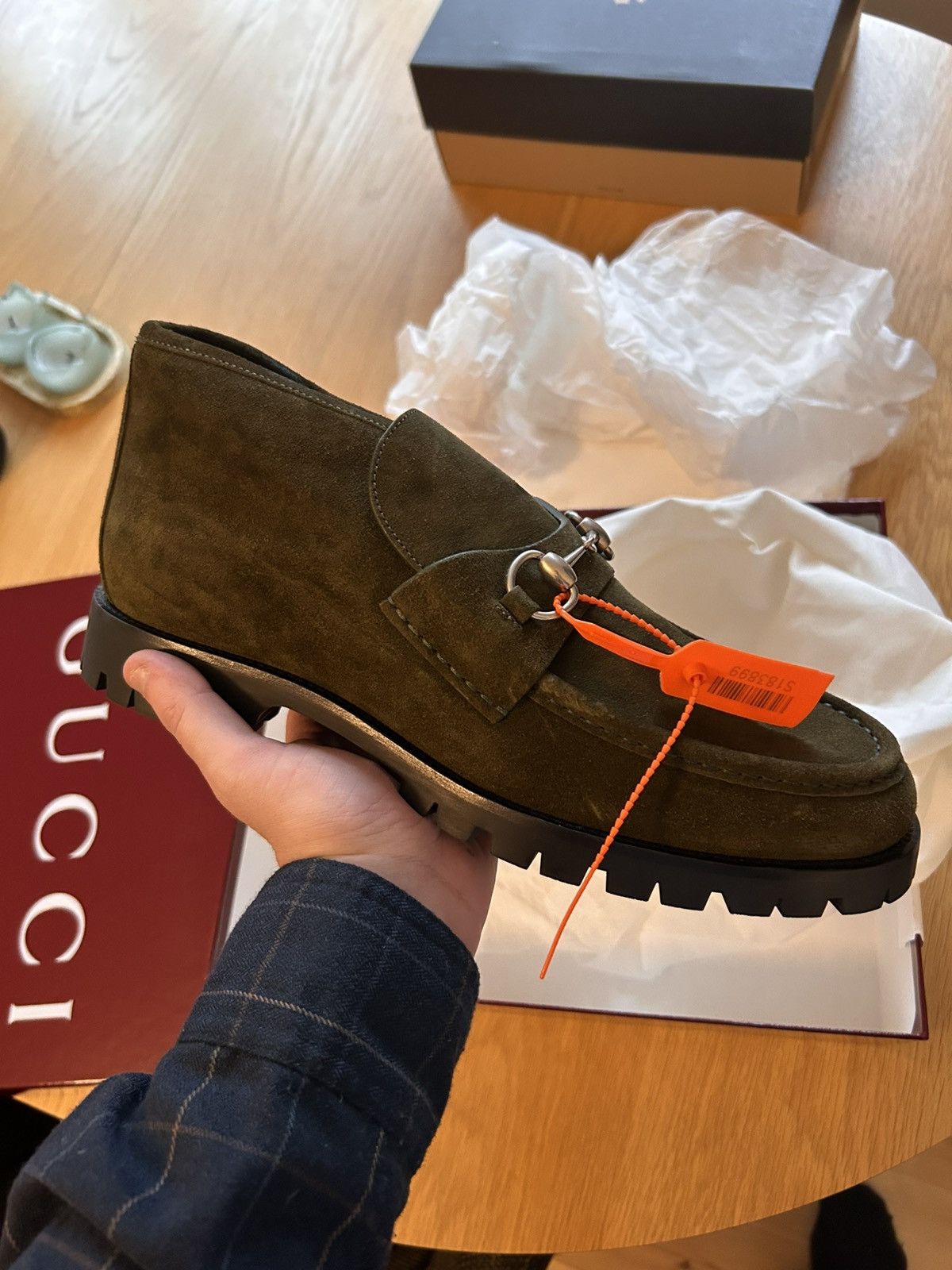 Gucci Horsebit Ankle Boots
