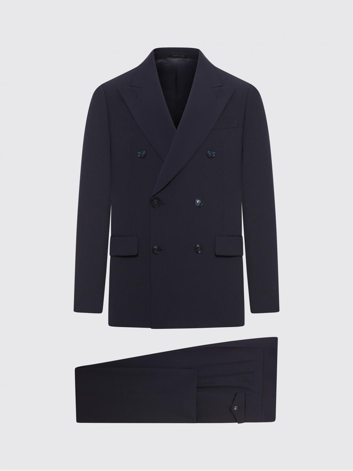 Giorgio Armani Giorgio Armani Suit Men Blue Size US M / EU 48-50 / 2 - 1 Thumbnail