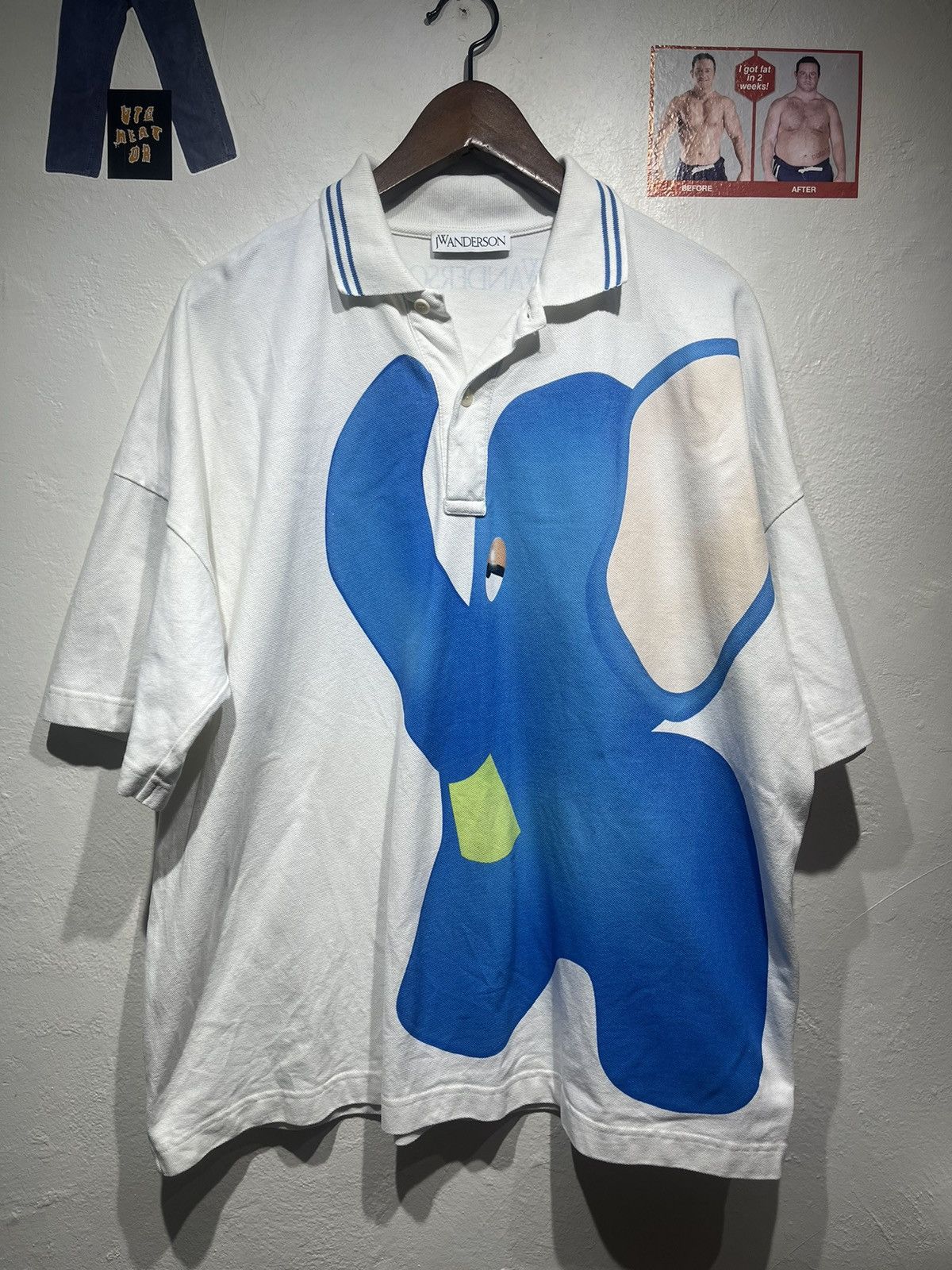 JW Anderson JW Anderson Elephant print polo shirt Size US L / EU 52-54 / 3 - 1 Thumbnail