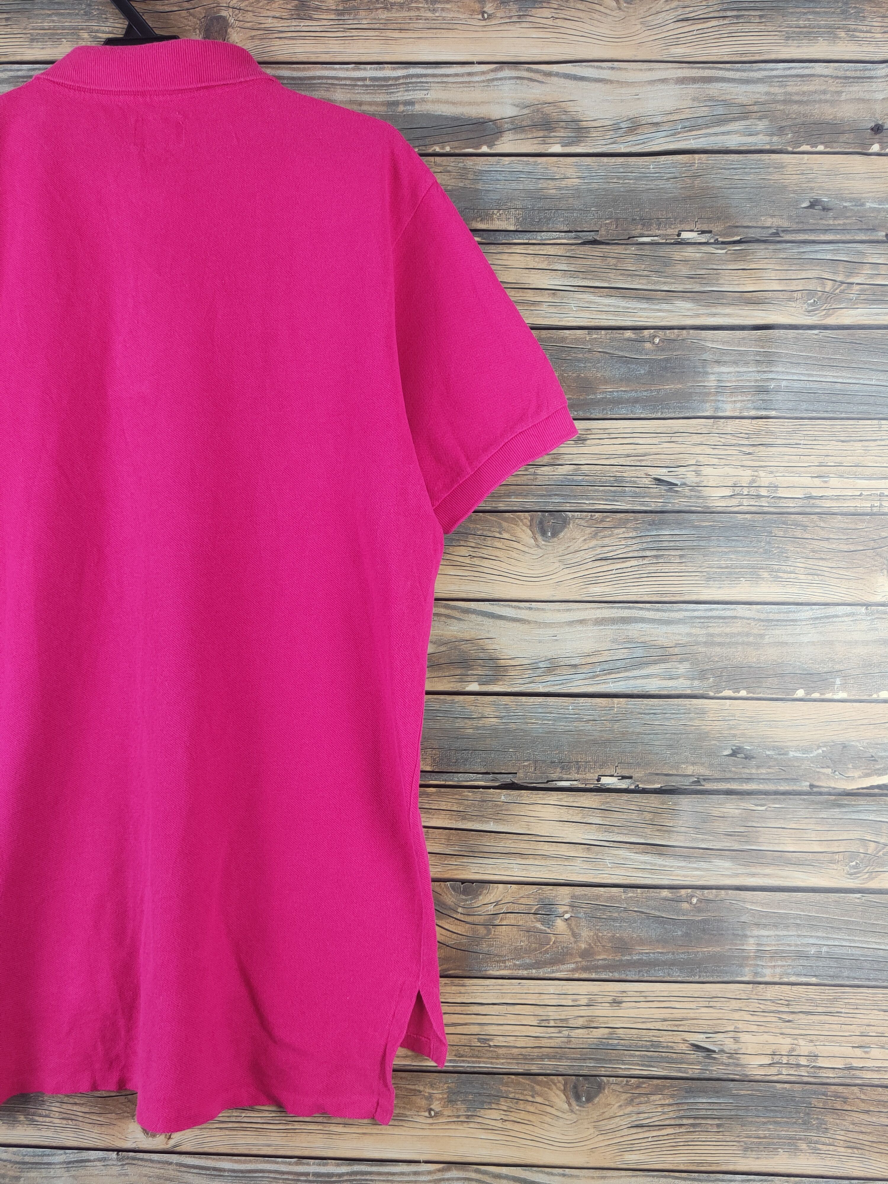 United Colors Of Benetton DL United Colors of Benetton Pink Polo Shirts #2769 Size L / US 10 / IT 46 - 10 Thumbnail