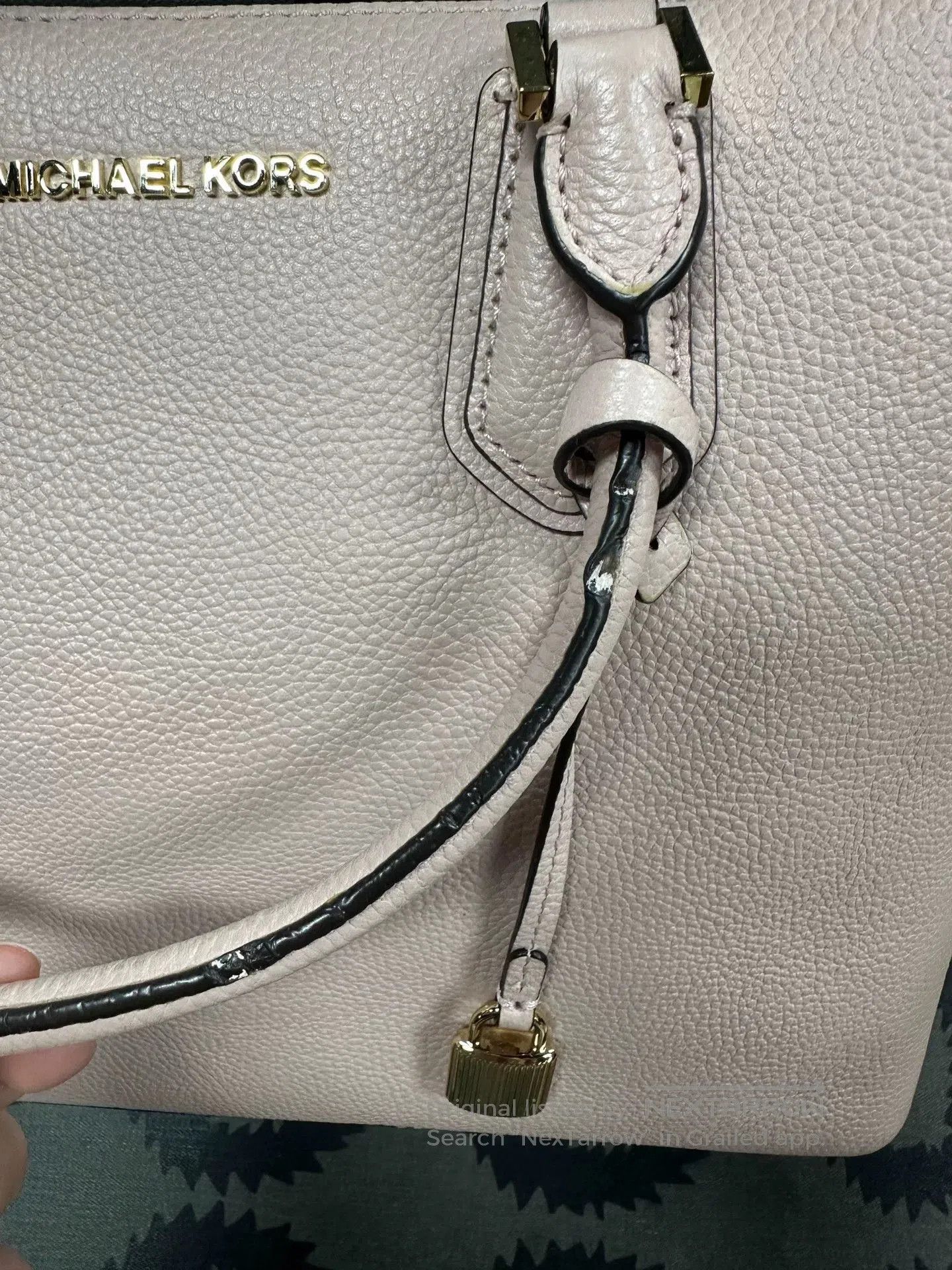 Michael Kors Authentic MK Handbag with Crossbody Strap. Size ONE SIZE - 5 Thumbnail