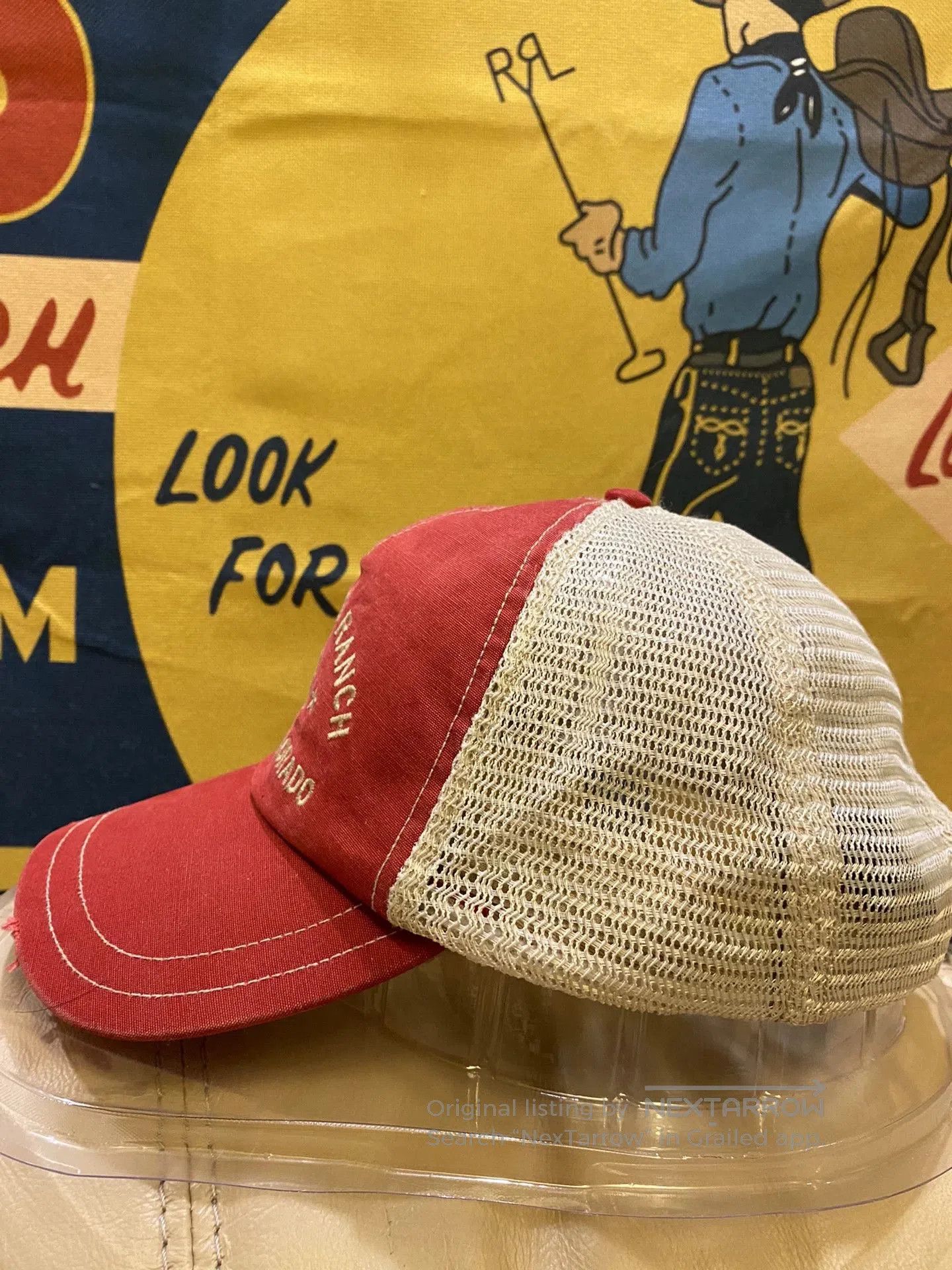 RRL Ralph Lauren Double RL RRL Vintage Trucker Cap. Size ONE SIZE - 6 Thumbnail
