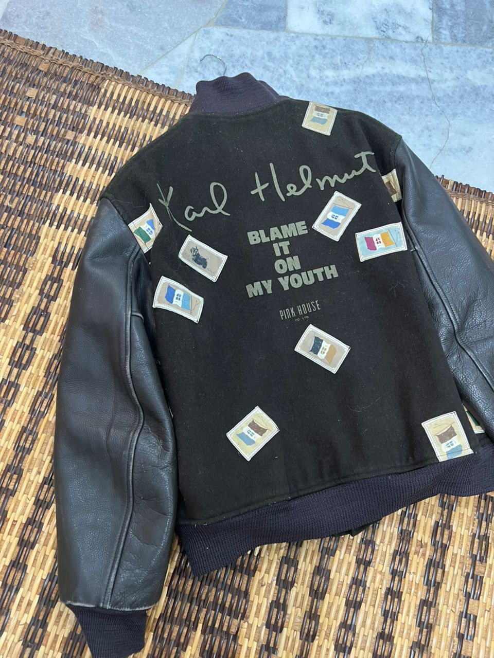 Karl Helmut Vintage Karl Helmut Varsity Jacket Size US XL / EU 56 / 4 - 2 Thumbnail