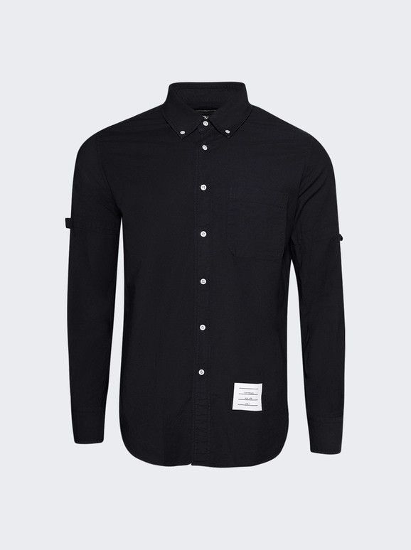 o1mle0326 Oxford Armband Shirt in Blue
