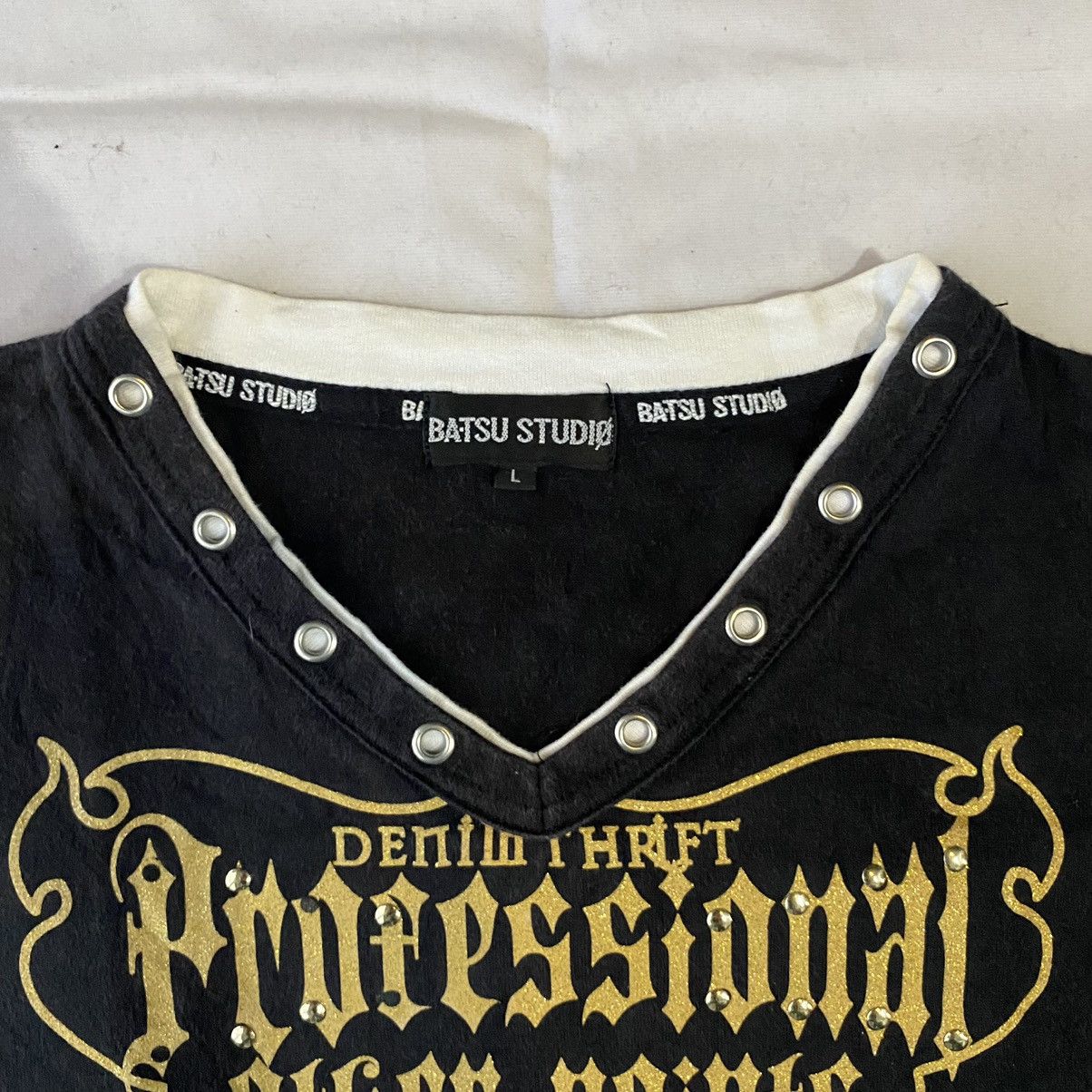 Beauty Beast × Japanese Brand × Le Grande Bleu (L.G.B.) Japanese Other Points Poem Gothic Rock Style by Batsu Studio Size US L / EU 52-54 / 3 - 4 Thumbnail