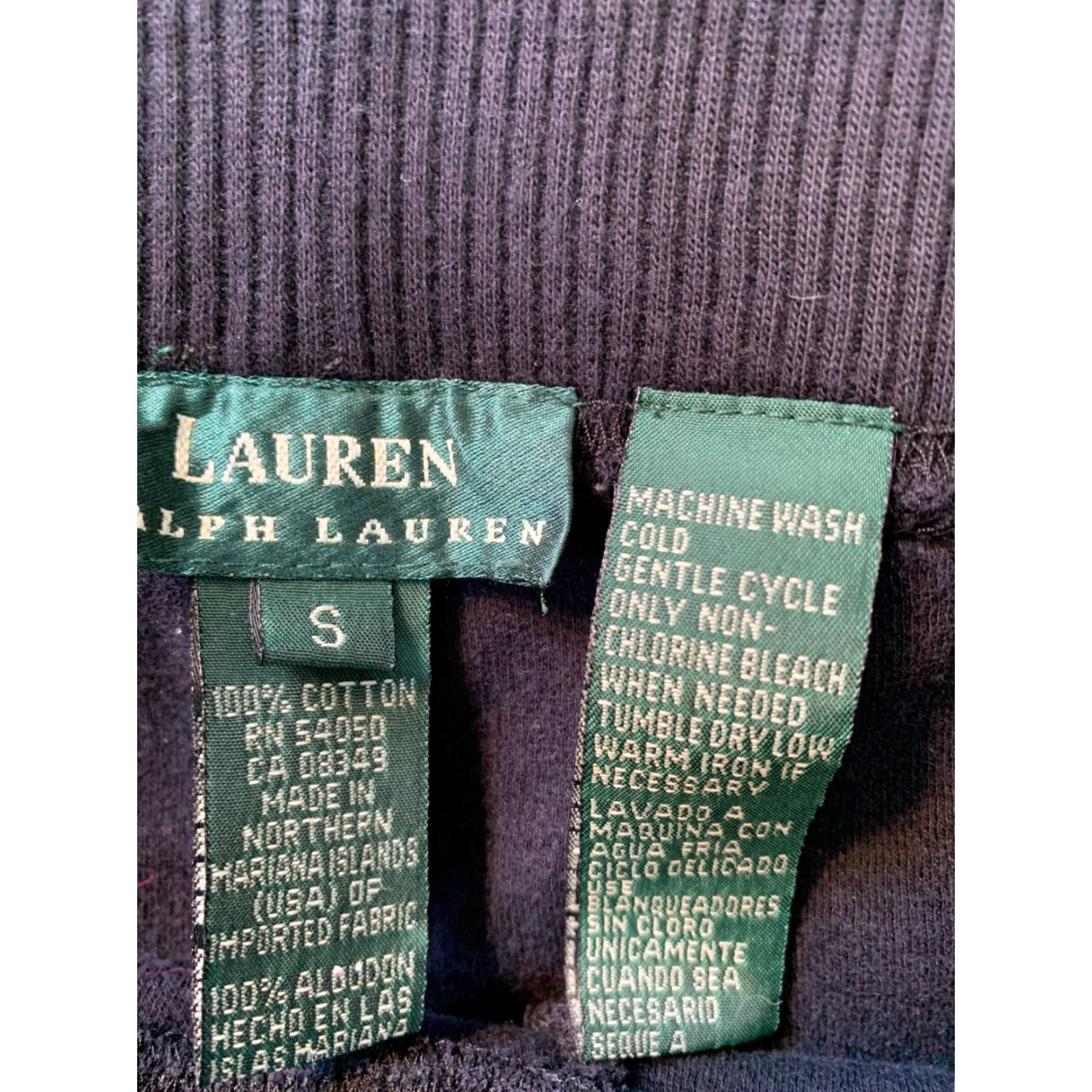 Ralph Lauren Lauren Ralph Lauren Pants Blue Small S Womens Cotton Size 28" / US 6 / IT 42 - 4 Thumbnail