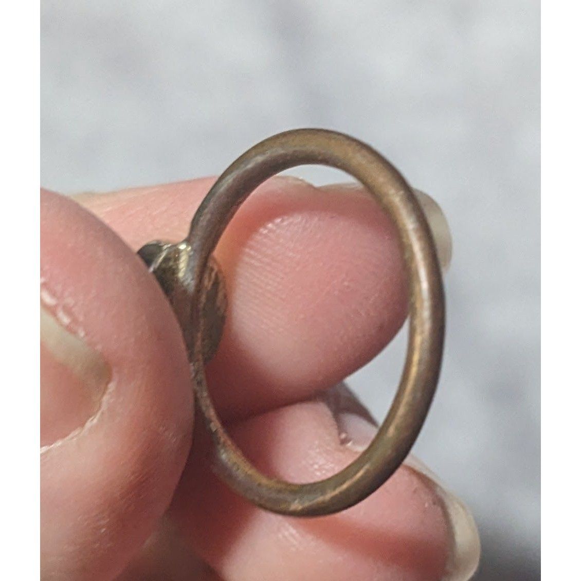Other Minimalist Gold And White Faceted Stone Fashion Ring Size 7 Size ONE SIZE - 11 Thumbnail