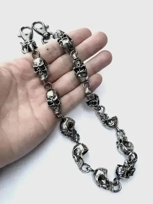 Wahts Retro Skull Pocket Chain Size ONE SIZE - 2 Thumbnail