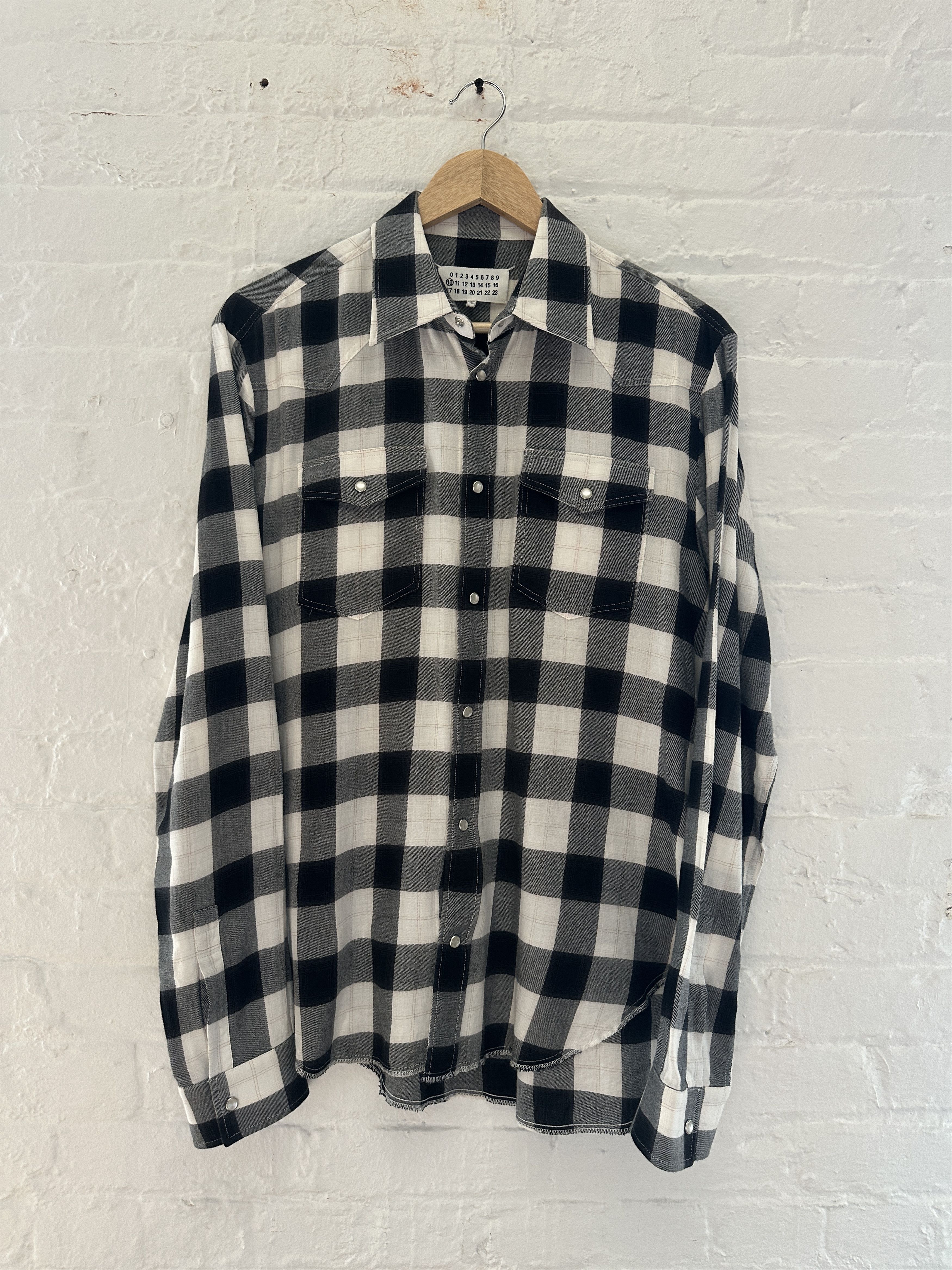 Maison Margiela Check Western Shirt