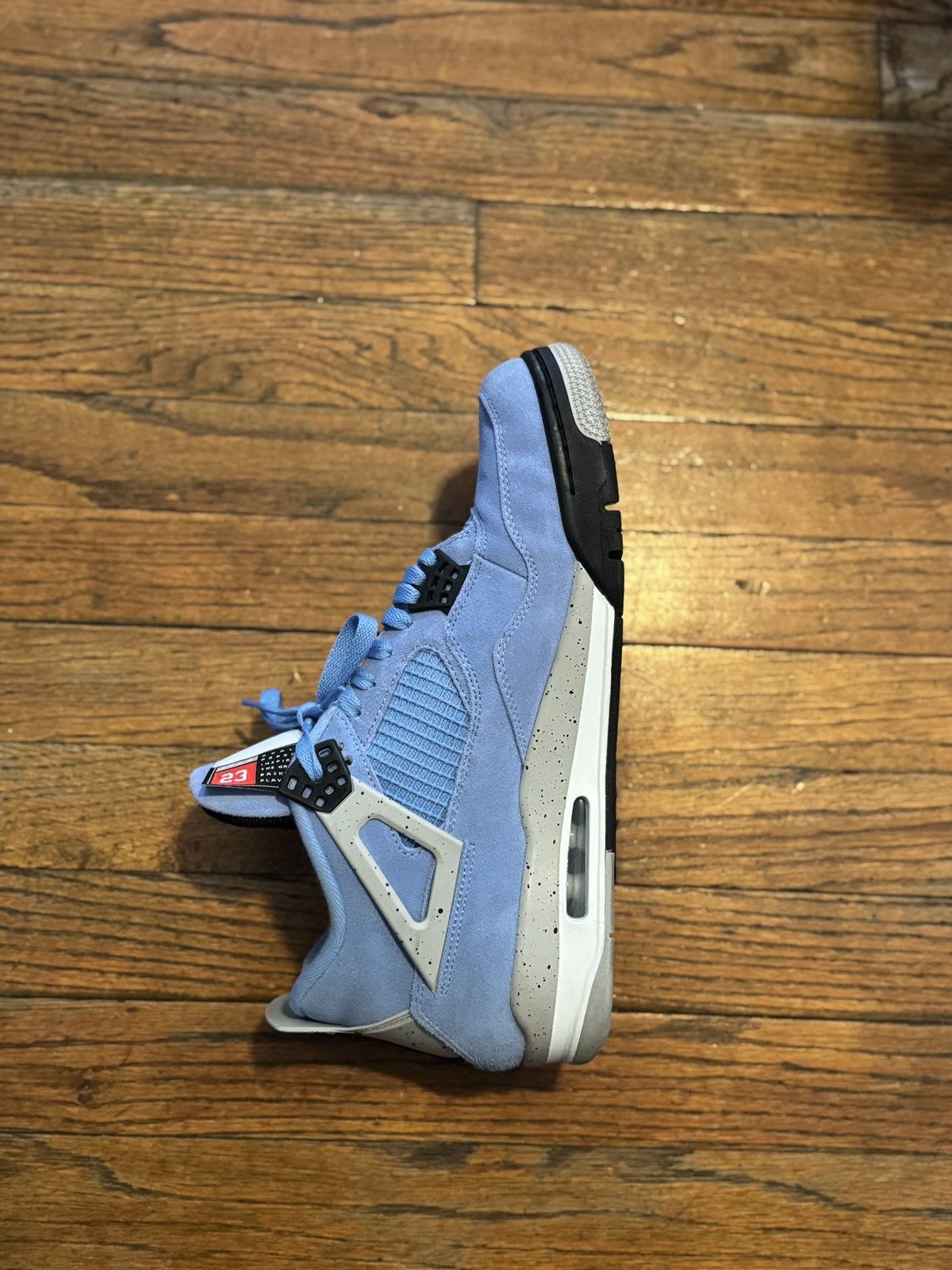 Jordan Brand × Nike JORDAN 4 RETRO UNIVERSITY UNC BLUES Size US 11.5 / EU 44-45 - 10 Thumbnail