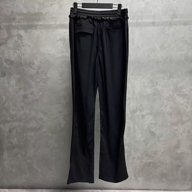 Black Pleated StraightLeg Pants Size 50-2505