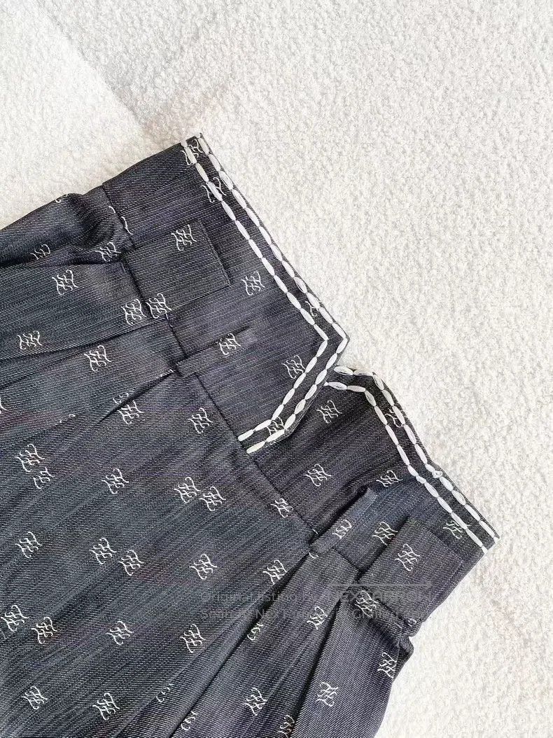 Fendi Fendi Cotton Double F Embroidered Small Logo Grey Jeans Size 26" / US 2 / IT 38 - 3 Thumbnail