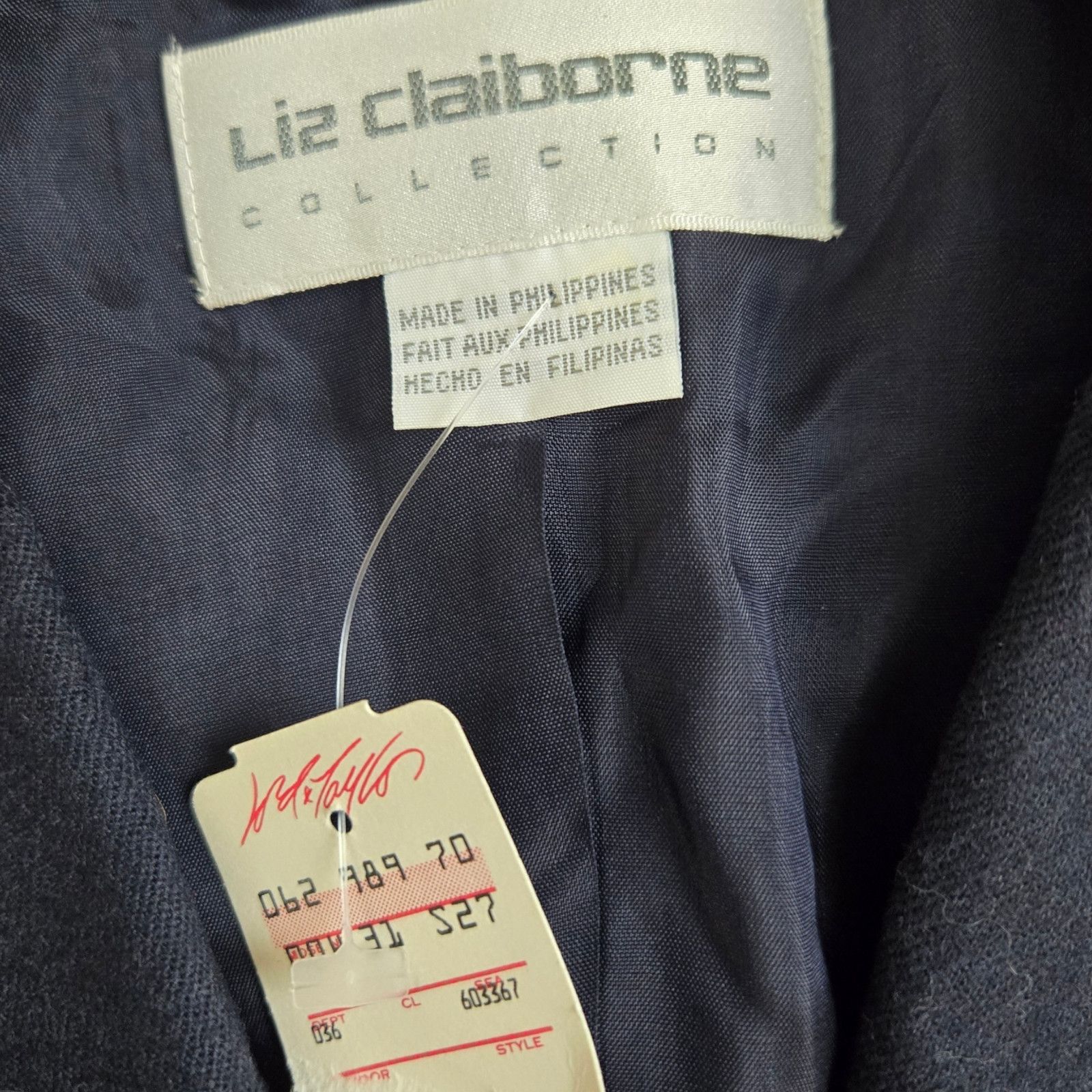 Vintage Vintage Navy Military Style Wool Blazer Size 6 Size M / US 6-8 / IT 42-44 - 5 Thumbnail