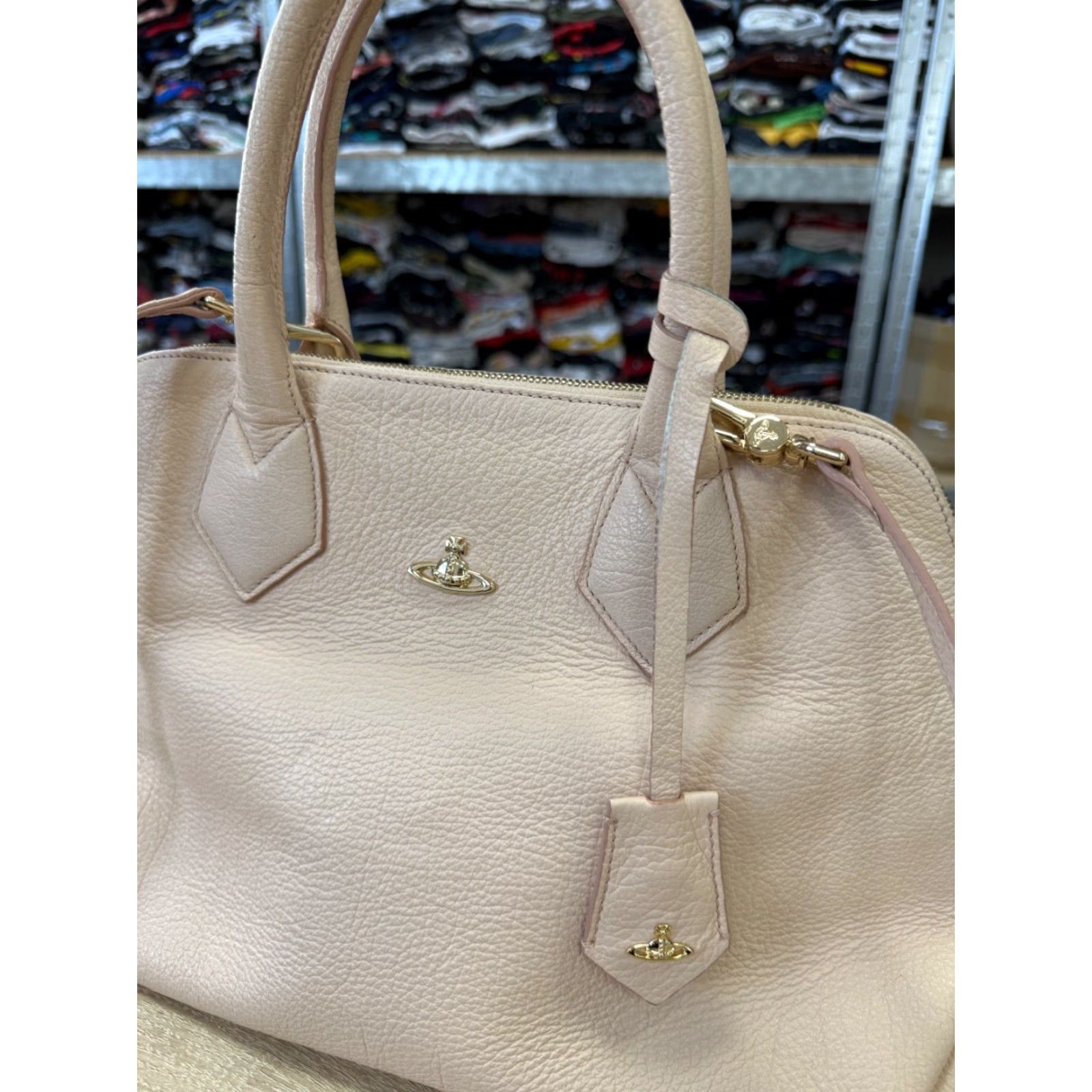 Vivienne Westwood Vivienne Westwood Balmoral Grain Leather Pink Bag Womens Bag Pink FVINTAGE Size ONE SIZE - 3 Thumbnail
