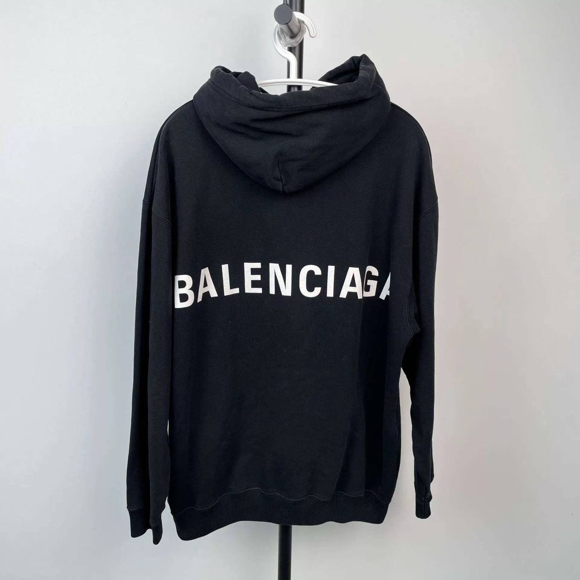 Balenciaga Balenciaga Black Hoodie M Size US M / EU 48-50 / 2 - 1 Thumbnail