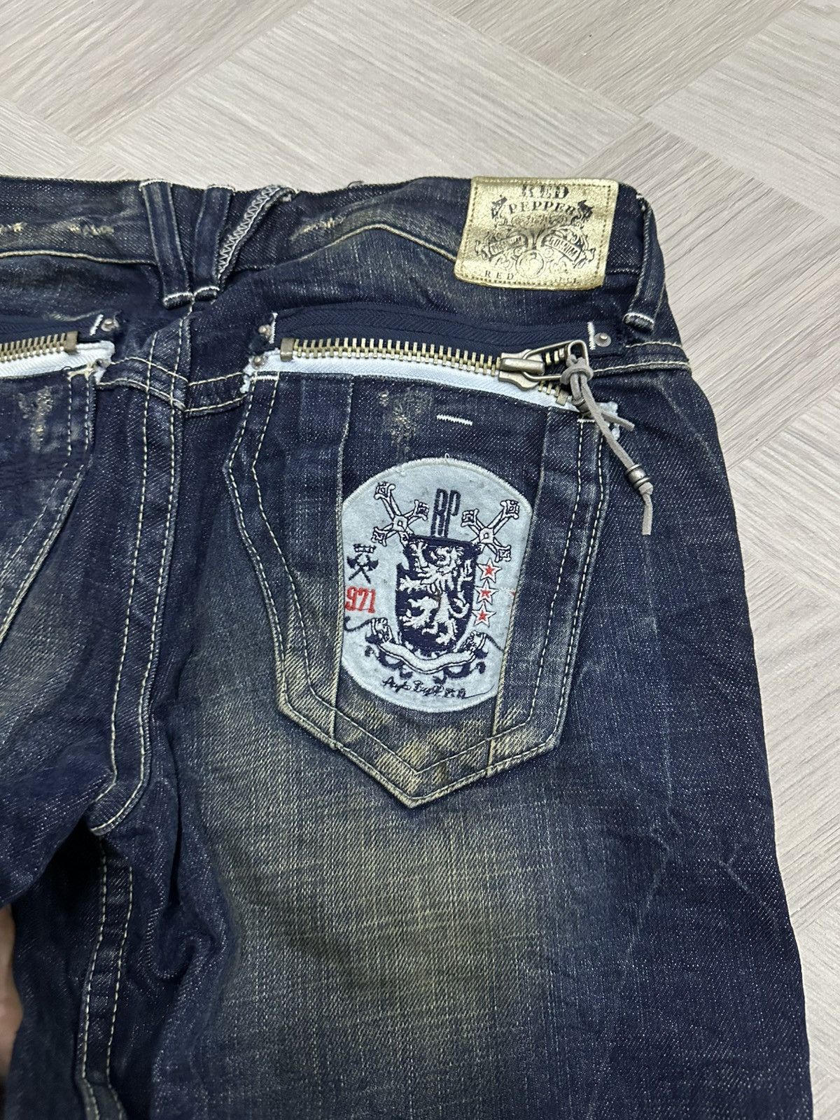 If Six Was Nine Vintage Y2K Red Pepper Denim Acid Wash Pant Size US 29 - 16 Thumbnail