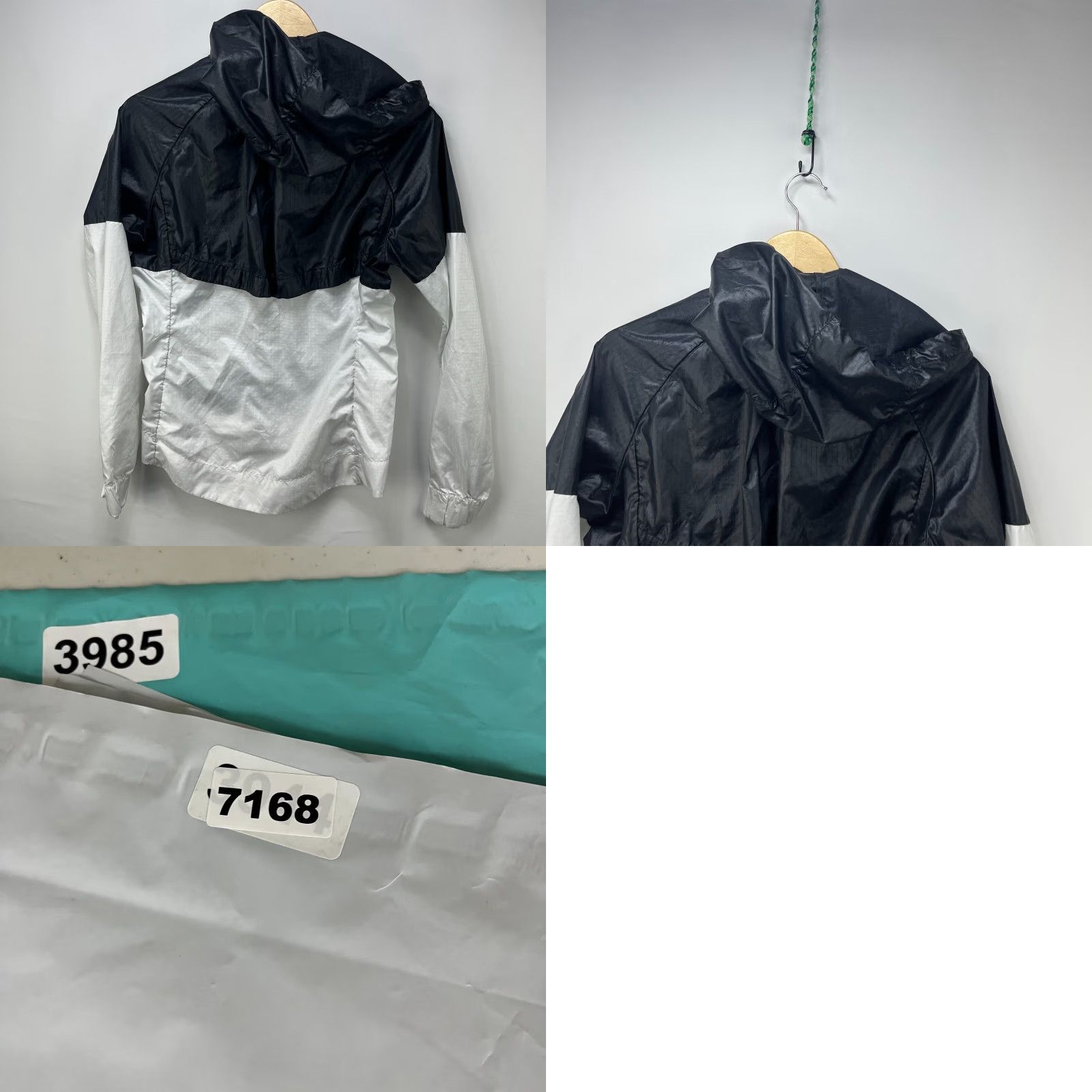 Nike VINTAGE Nike Windbreaker Jacket Womens XS Black Windbreaker XS Womens Nike Jacket Vintage Windbreaker Black XS Size XS / US 0-2 / IT 36-38 - 8 Thumbnail