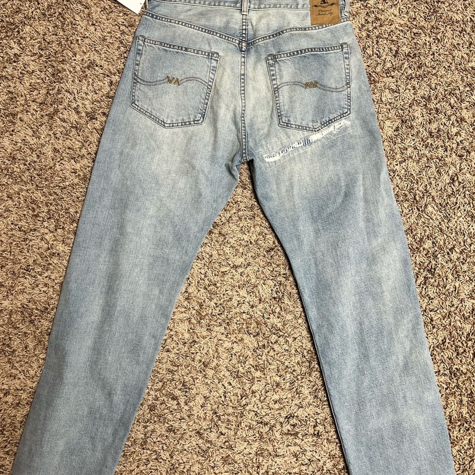 Other Deniminst Montauk NY Distressed Boyfriend Jean size 26 NWOT Size 26" / US 2 / IT 38 - 10 Thumbnail