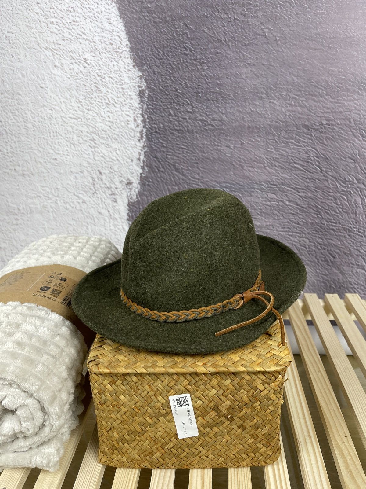 Vintage Bollman USA The natural 100% wool made in USA hat vintage Size ONE SIZE - 4 Thumbnail
