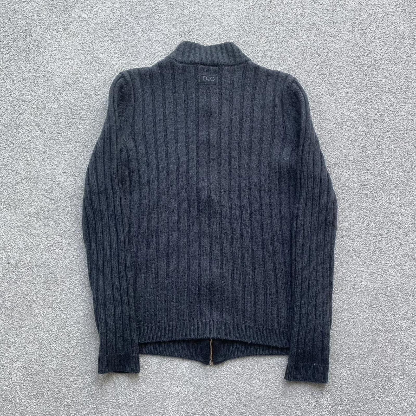 Dolce & Gabbana Dolce & Gabbana D&G Vintage Merino Wool Zip Up Sweater Size US XS / EU 42 / 0 - 5 Thumbnail