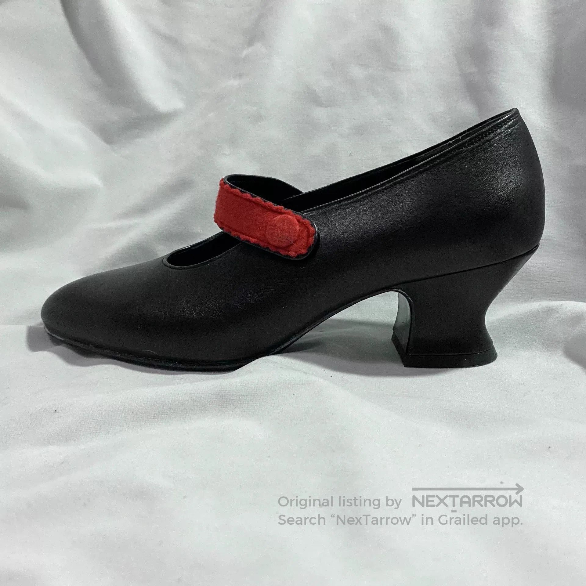 Comme des Garcons Comme des Garçons Mary Jane Leather Kitten Heels. Size US 5 / IT 35 - 3 Thumbnail