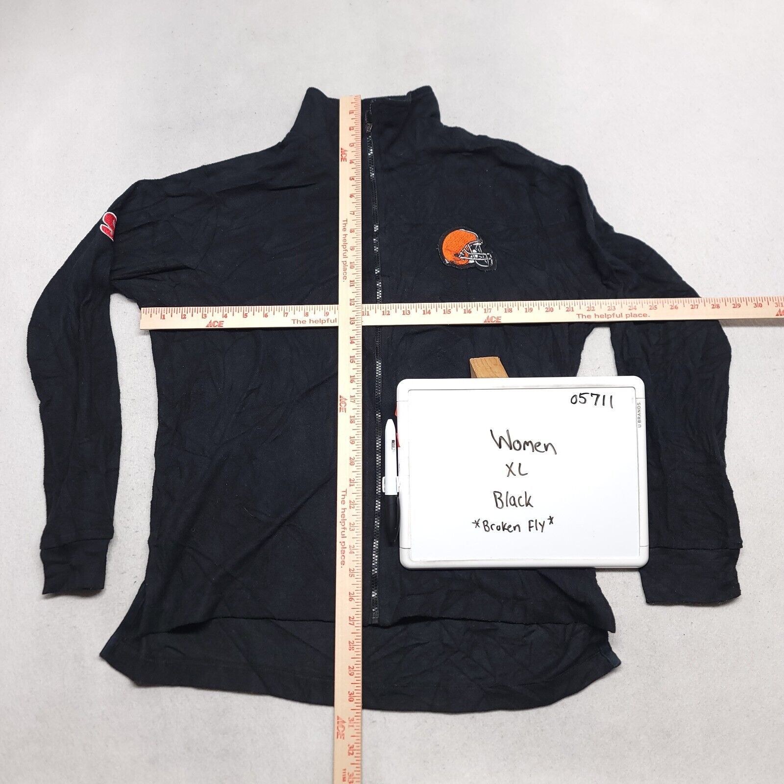 NFL NFL Cleveland Browns Zip Up Casual Jacket Womens Size XL Size XL / US 12-14 / IT 48-50 - 9 Thumbnail