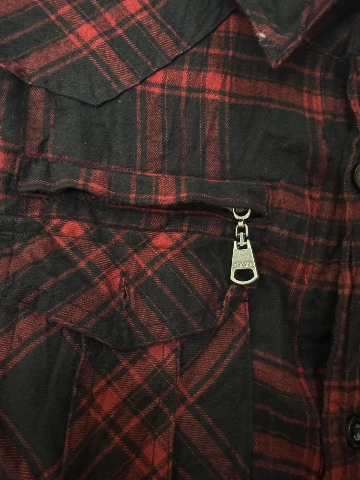 In The Attic In The Attic Flannel punk long sleeve shirt Japanese Size US M / EU 48-50 / 2 - 7 Thumbnail