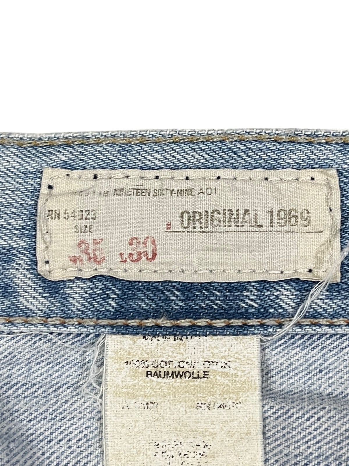 1989 STUDIO × Gap Vintage Gap 1969 Baumwolle Baggy Denim Size US 36 / EU 52 - 6 Thumbnail