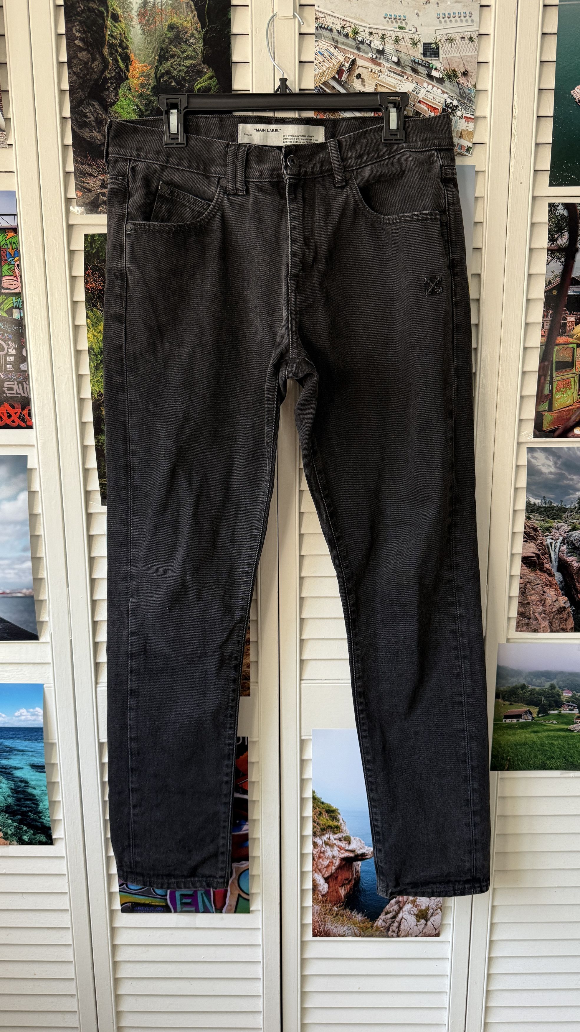 Off-White Denim Jeans Drawstring Size US 34 / EU 50 - 1 Thumbnail
